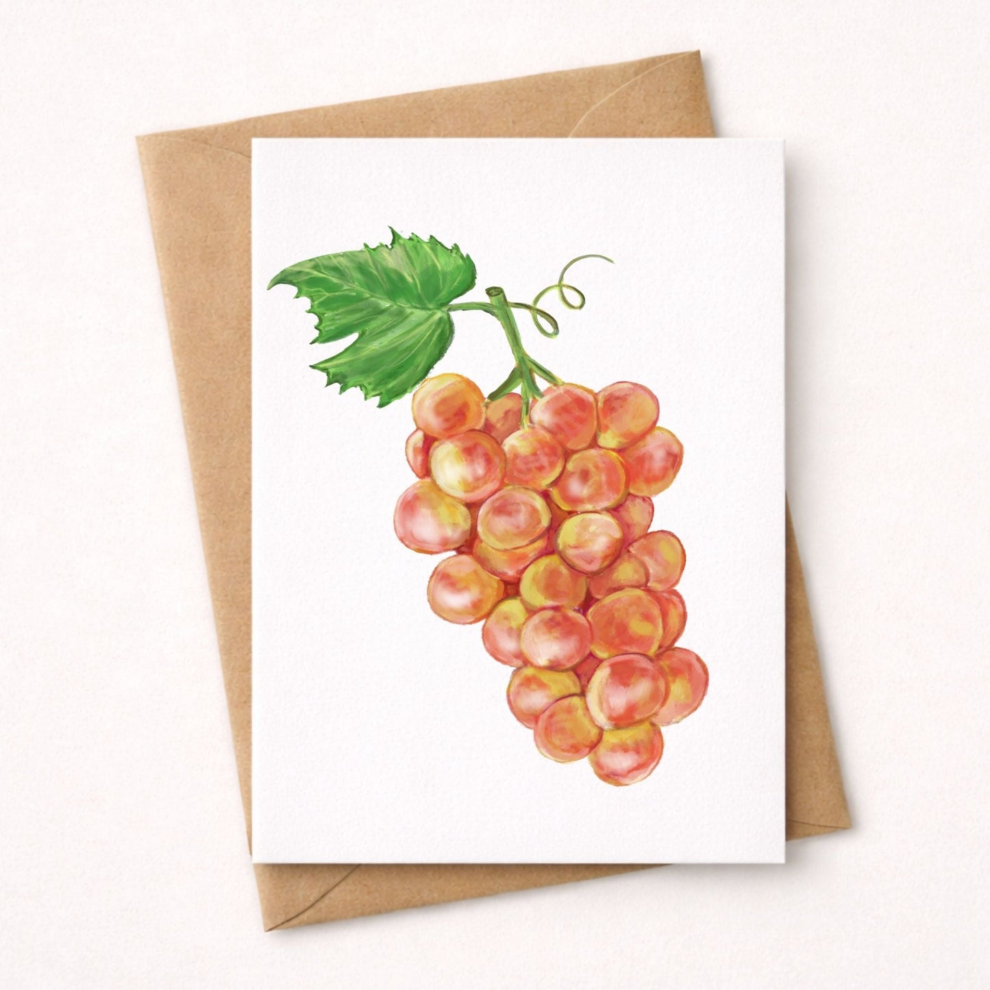 Grapes Postcard - MerikaArt