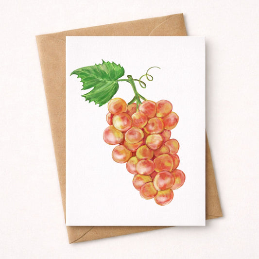 Grapes Postcard - MerikaArt