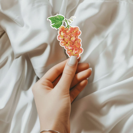 Grapes Vinyl Sticker - MerikaArt