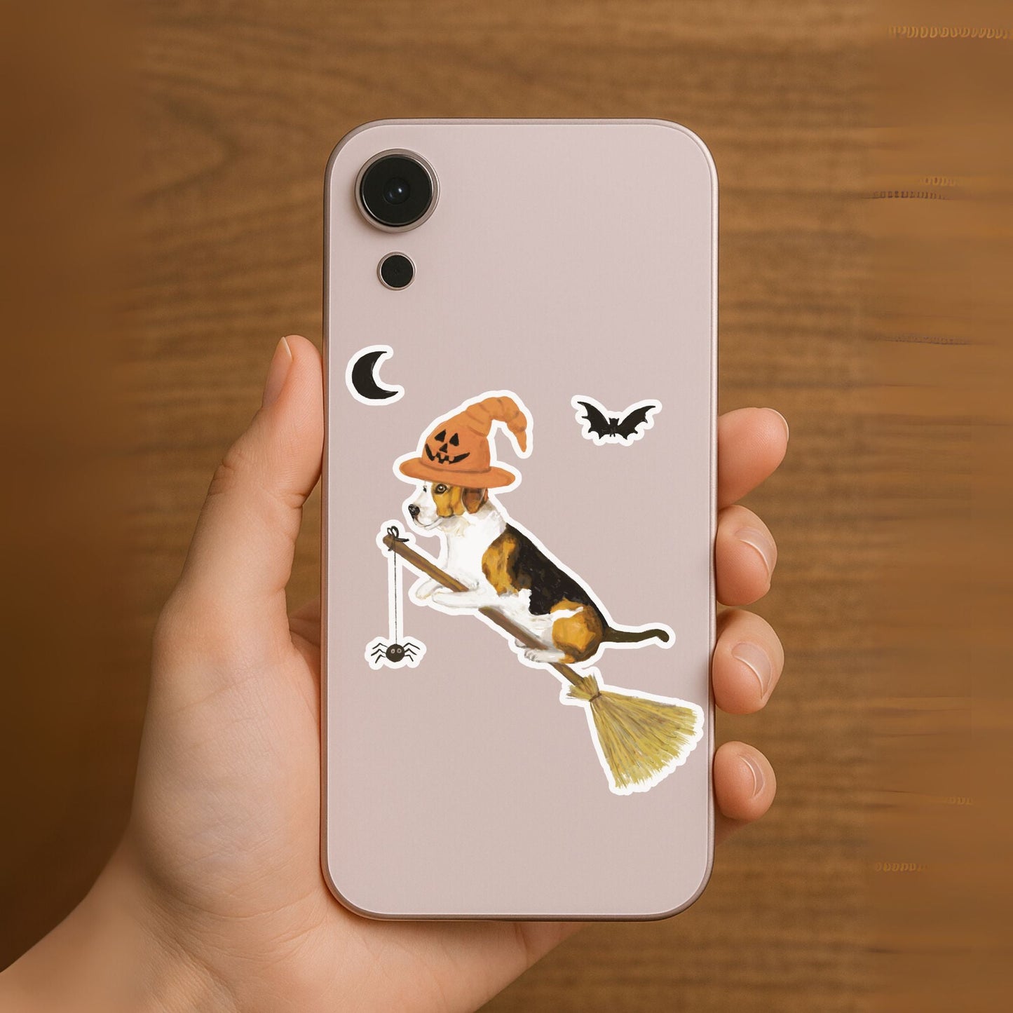 Halloween Beagle Sticker - MerikaArt