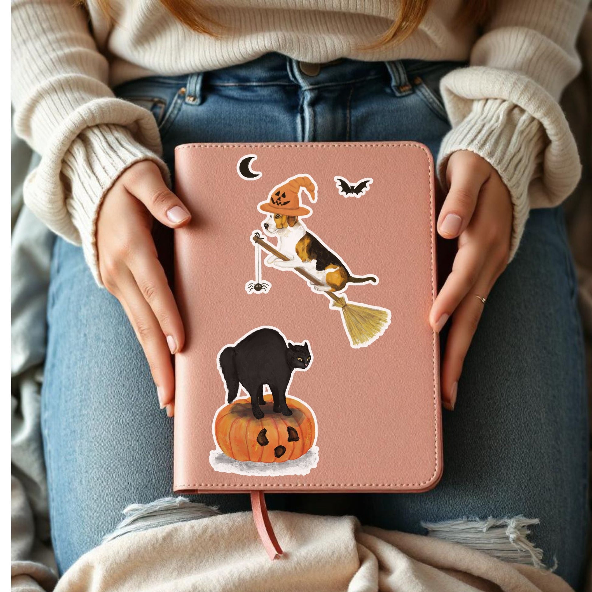 Halloween Beagle Sticker - MerikaArt