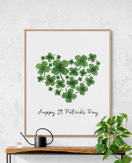 Happy St Patricks Day Print - MerikaArt