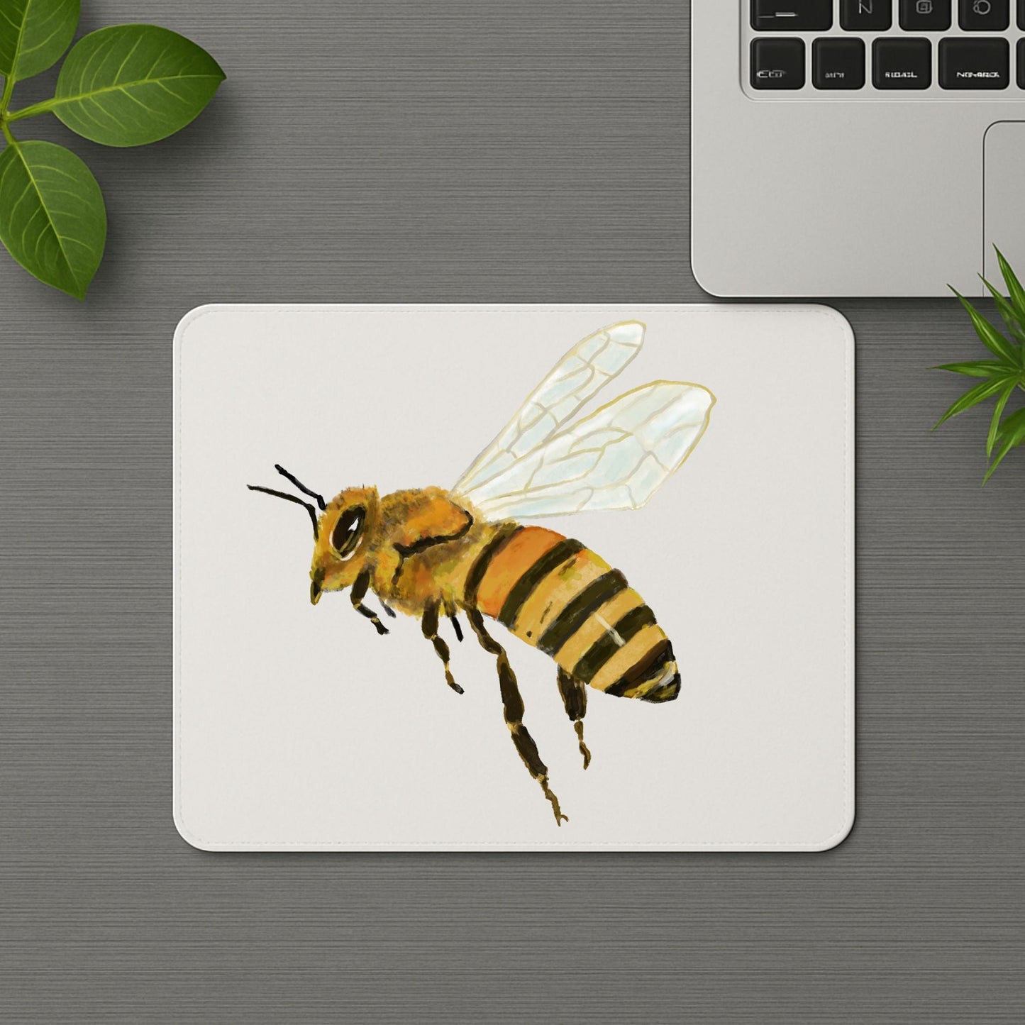 Honey Bee Mousepad - MerikaArt