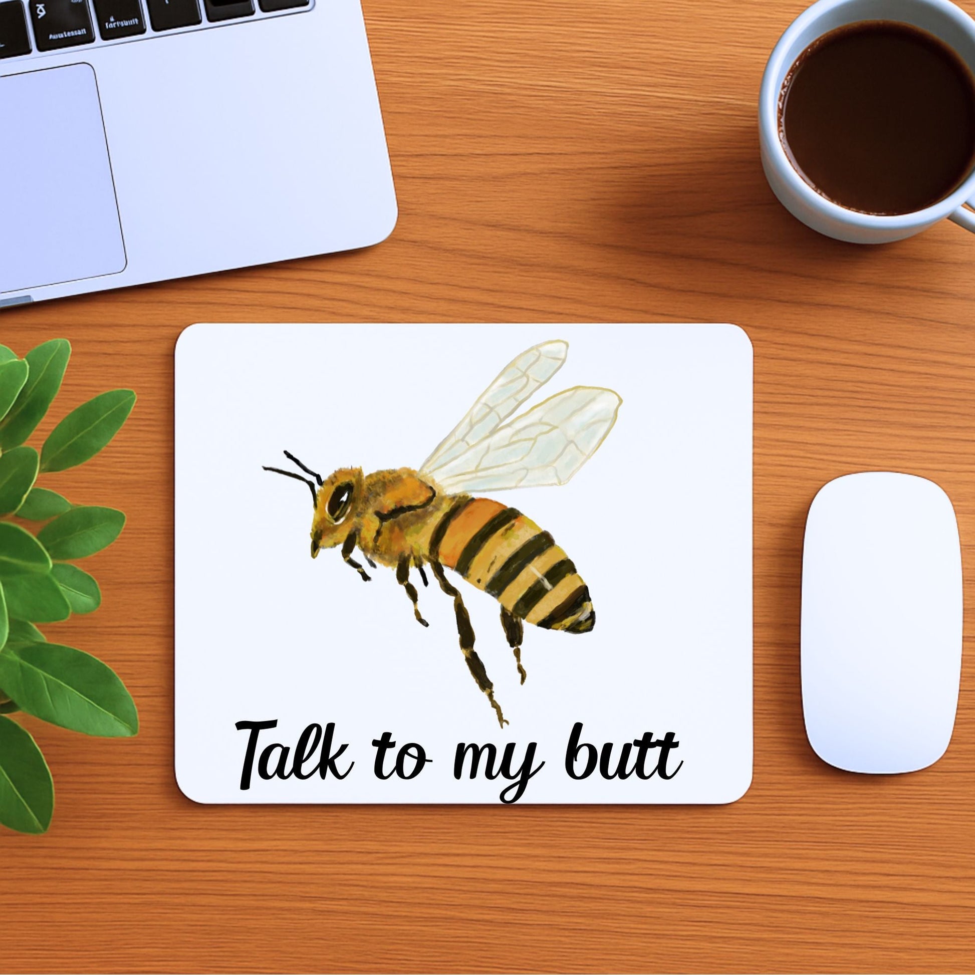 Honey Bee Mousepad - MerikaArt