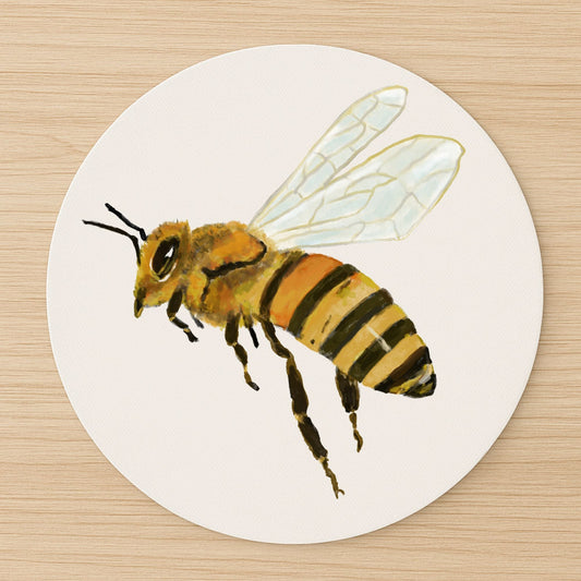 Honey Bee Mousepad - MerikaArt