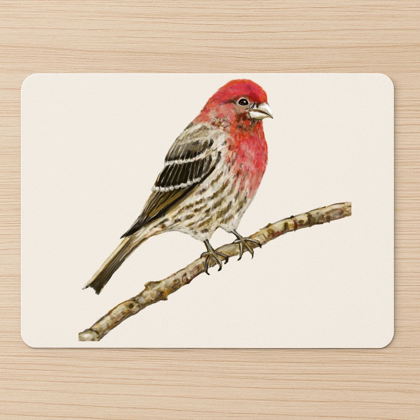House Finch Mousepad - MerikaArt