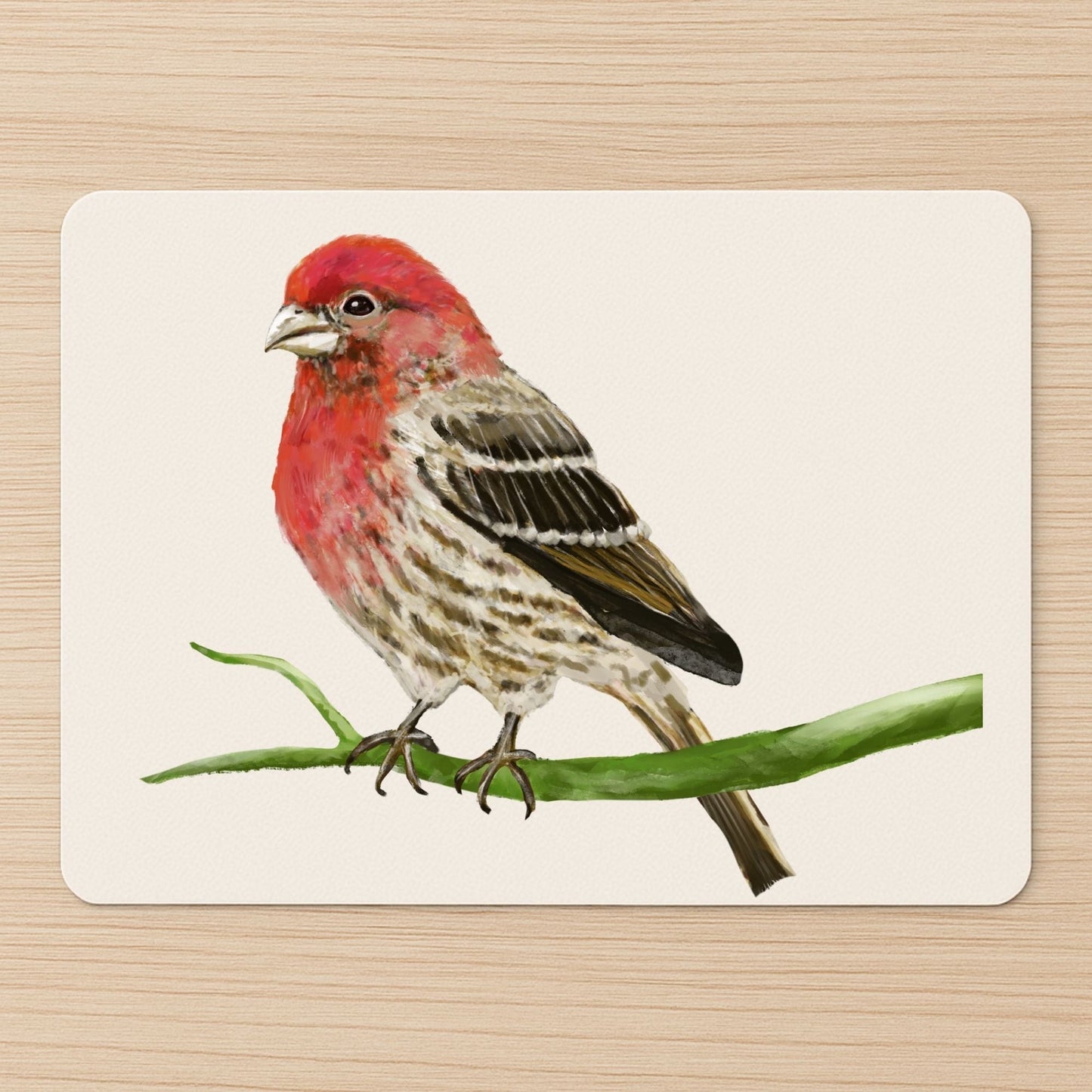 House Finch Mousepad - MerikaArt