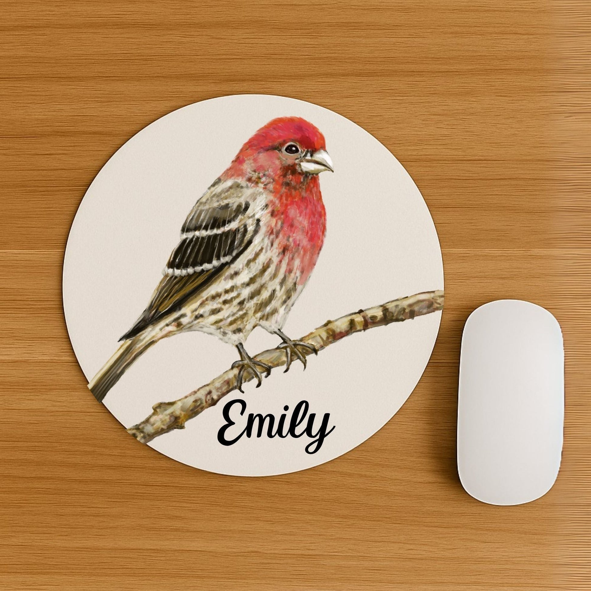 House Finch Mousepad - MerikaArt