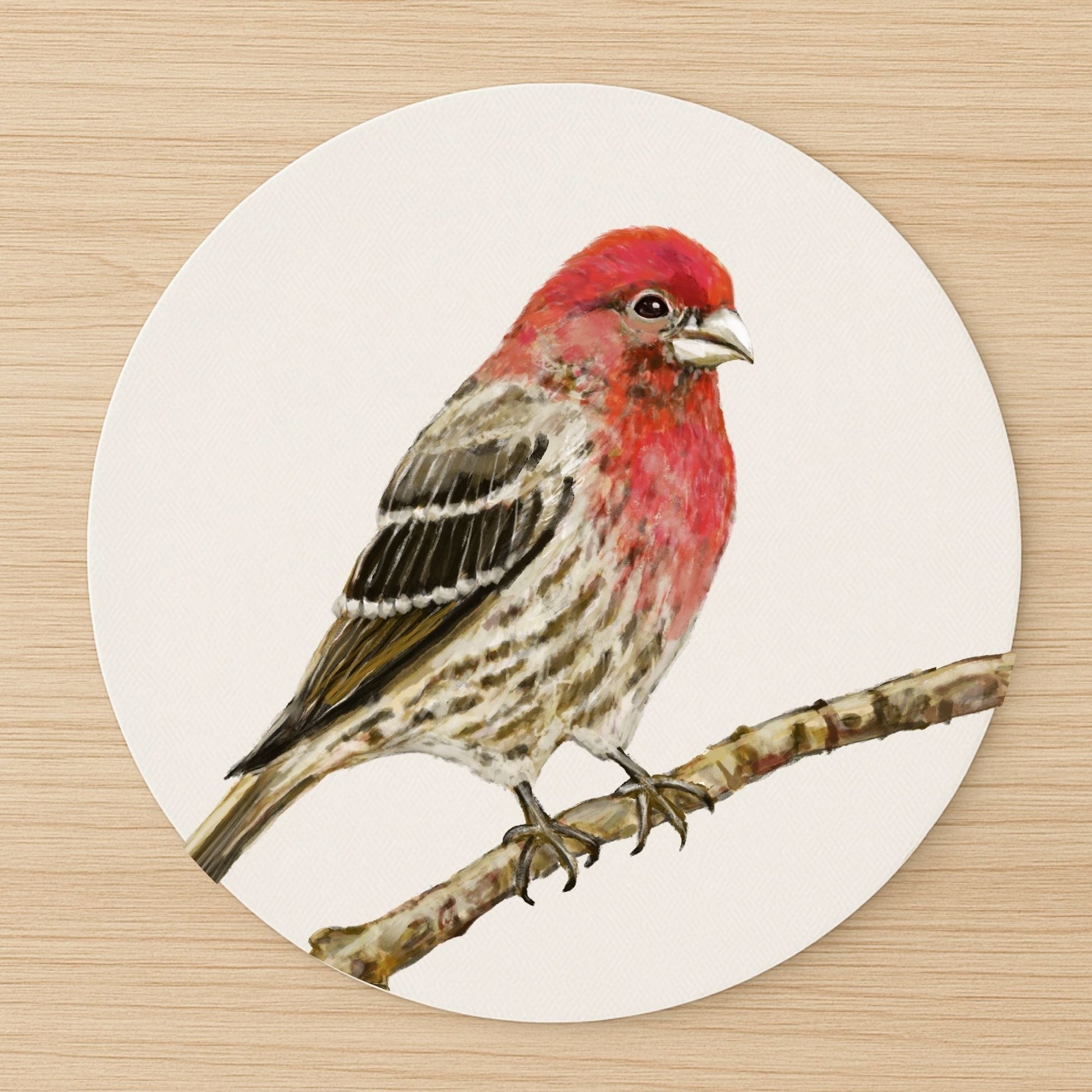 House Finch Mousepad - MerikaArt