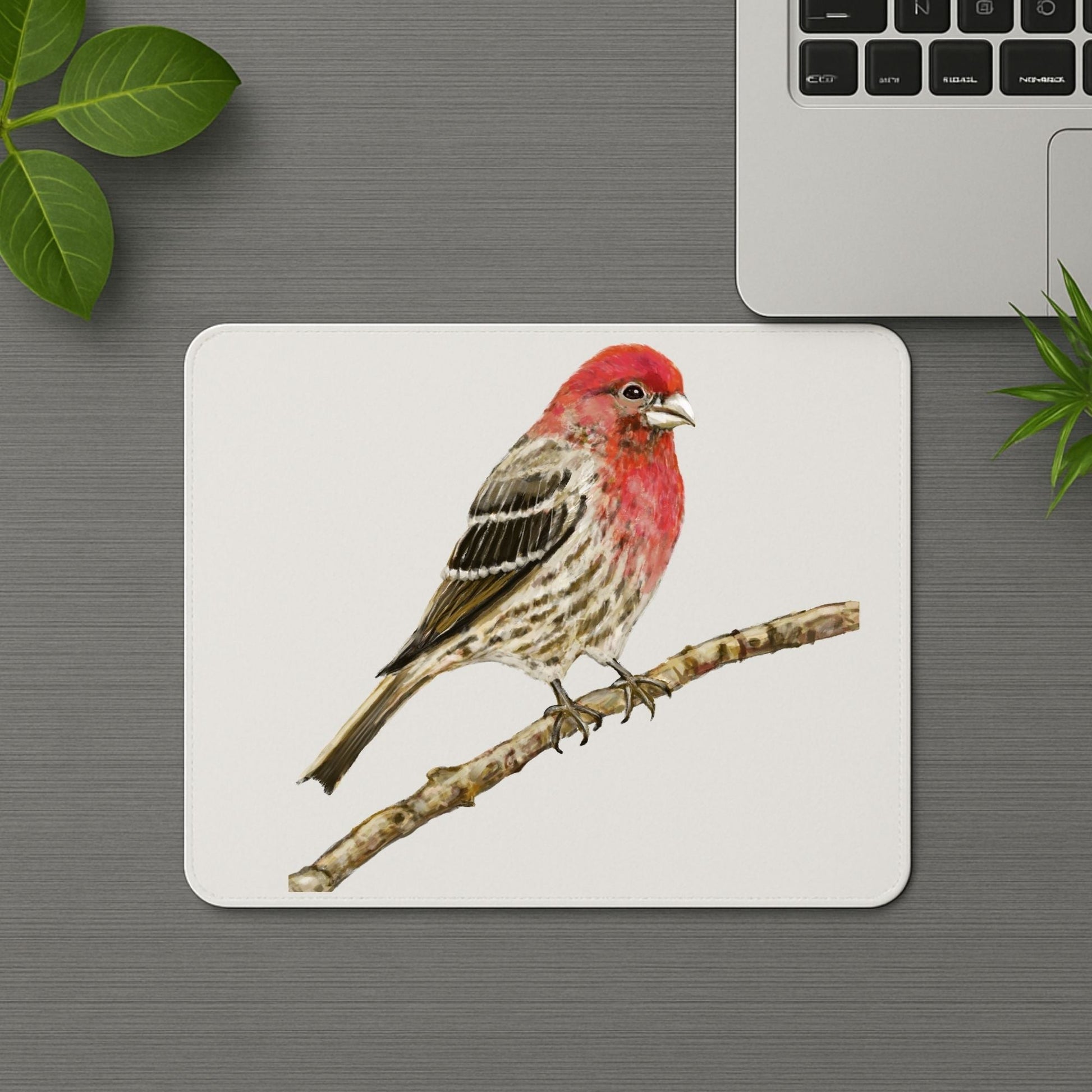 House Finch Mousepad - MerikaArt