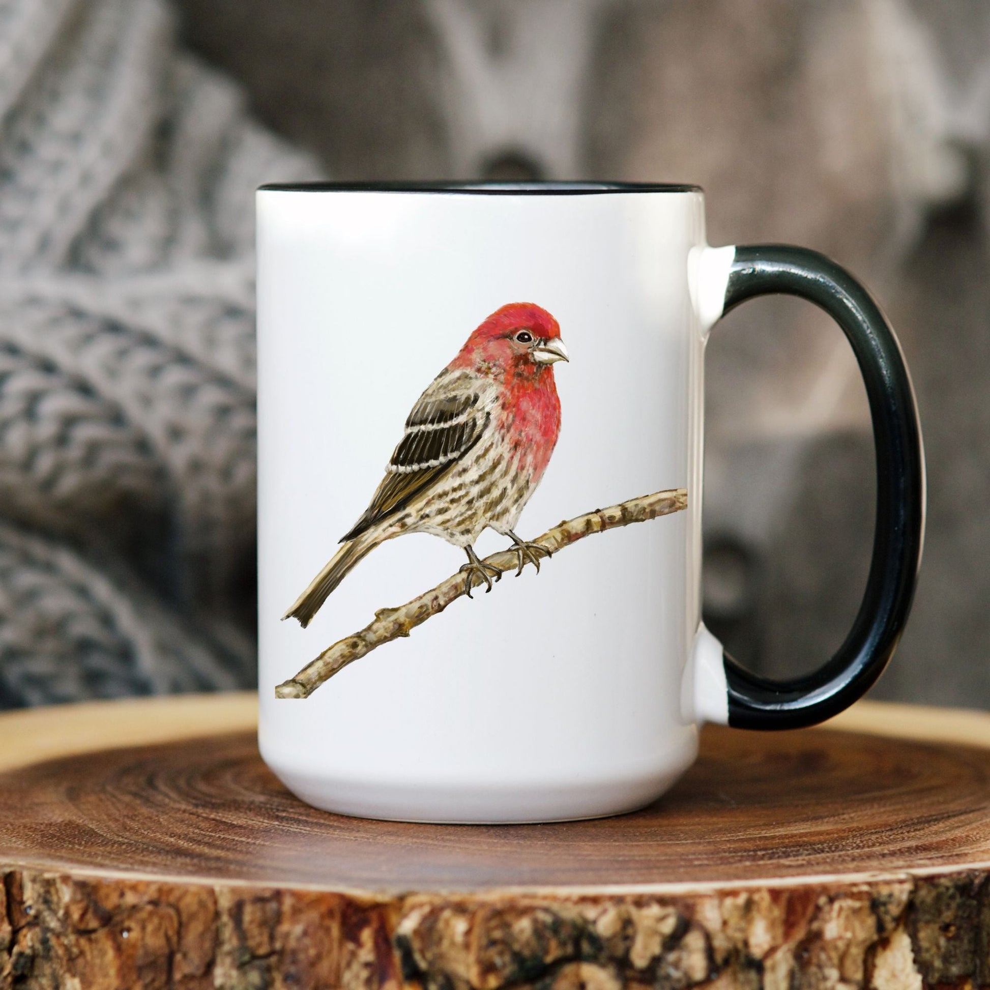 House Finch Mug - MerikaArt