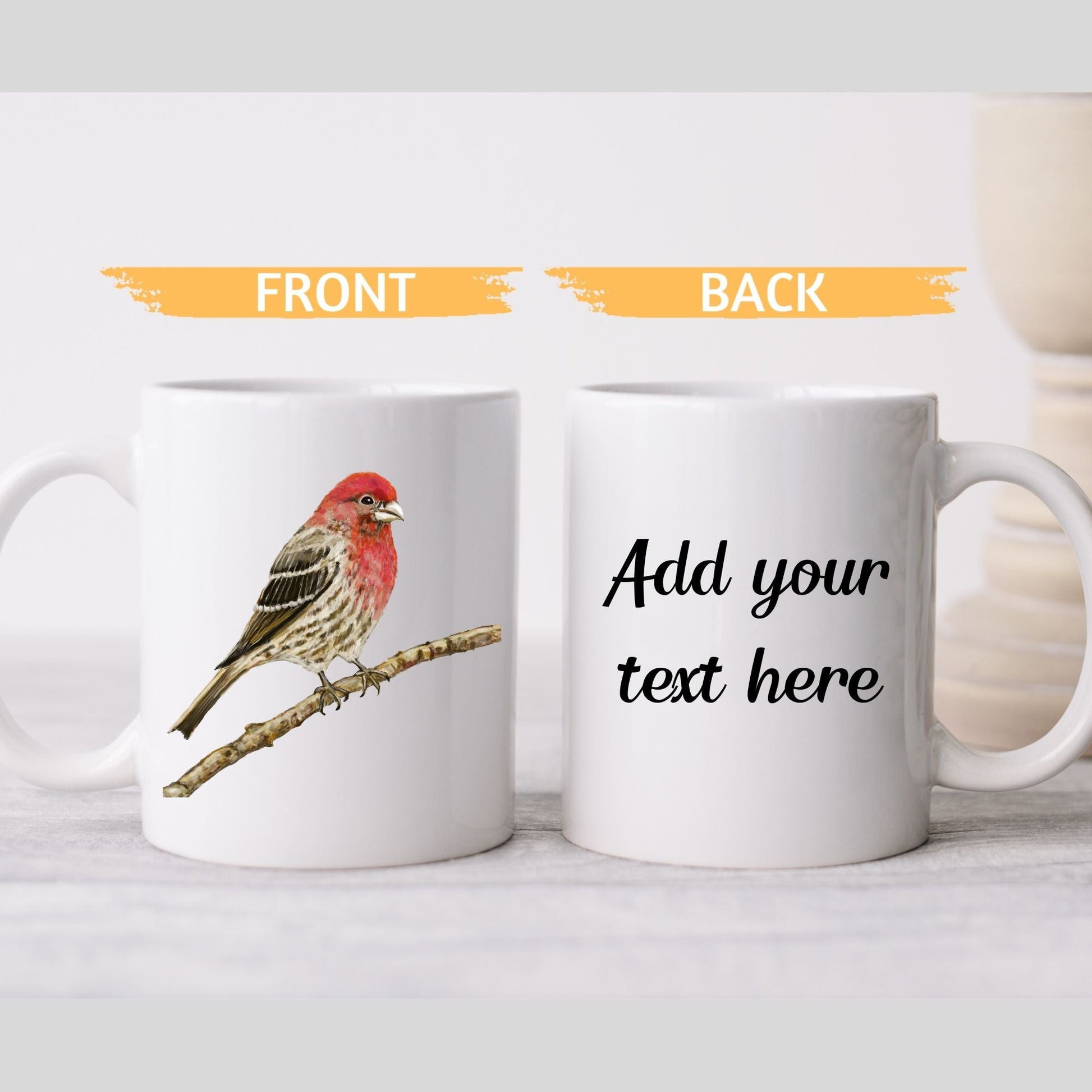 House Finch Mug - MerikaArt