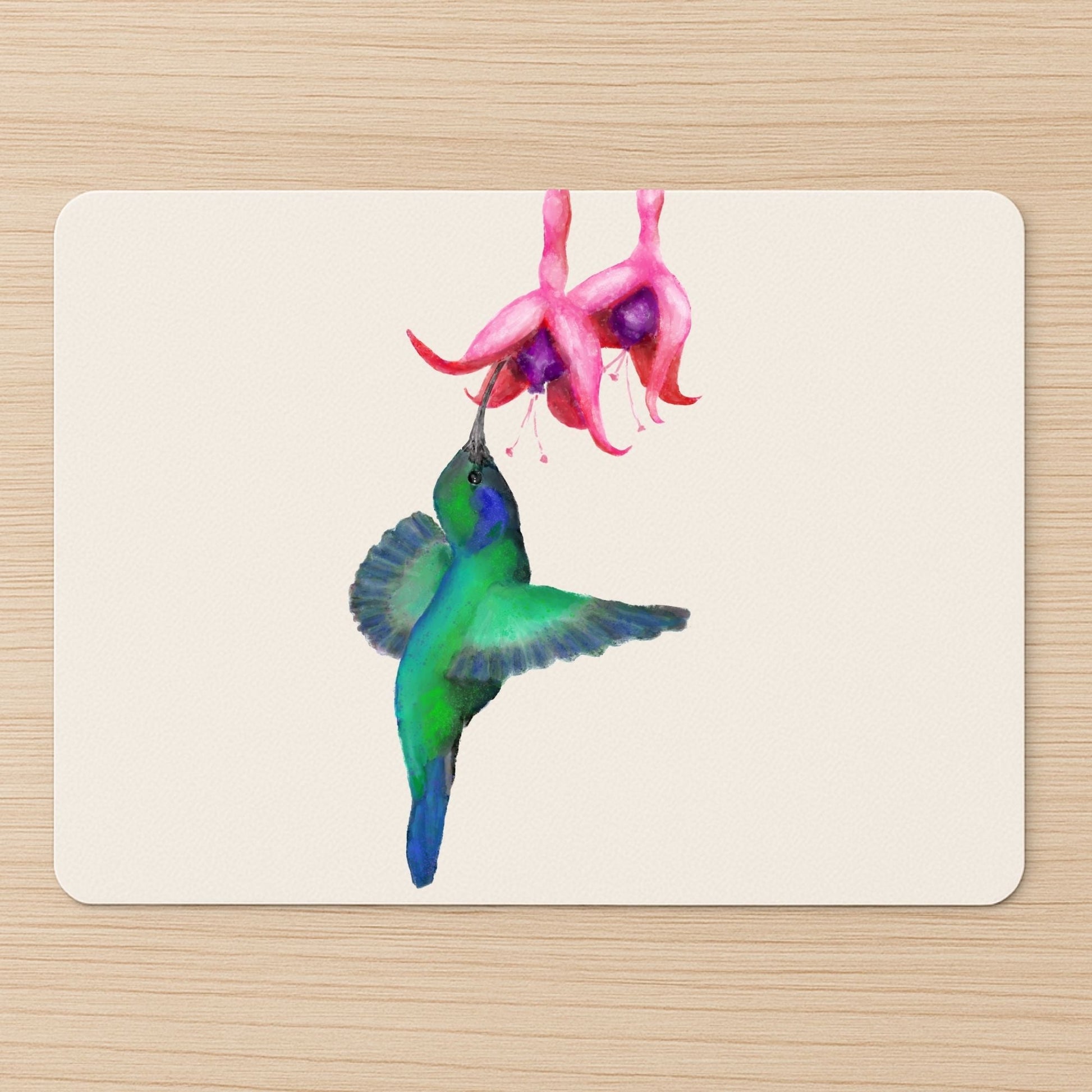 Hummingbird Mousepad - MerikaArt