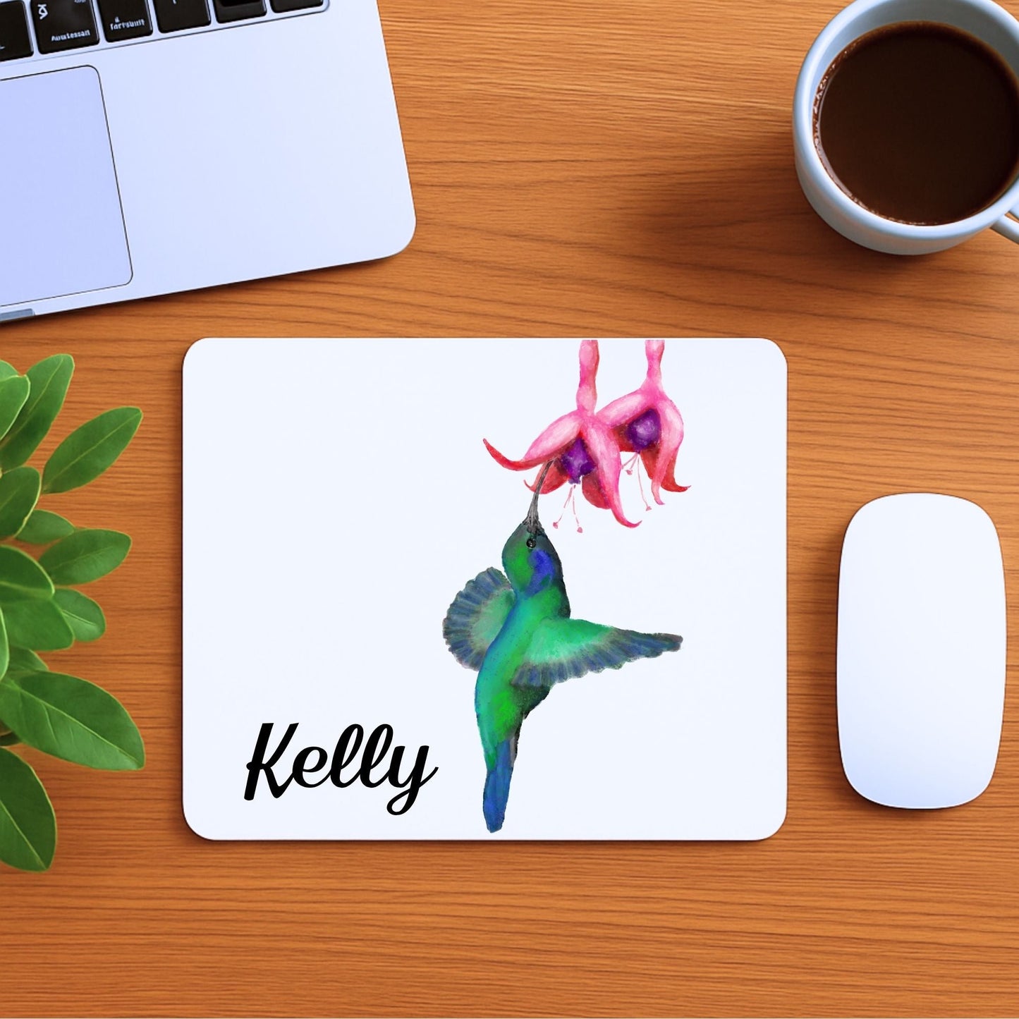 Hummingbird Mousepad - MerikaArt
