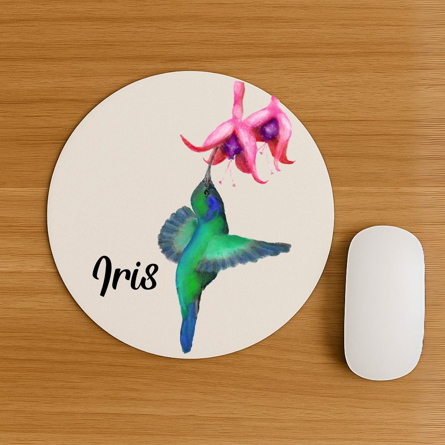 Hummingbird Mousepad - MerikaArt
