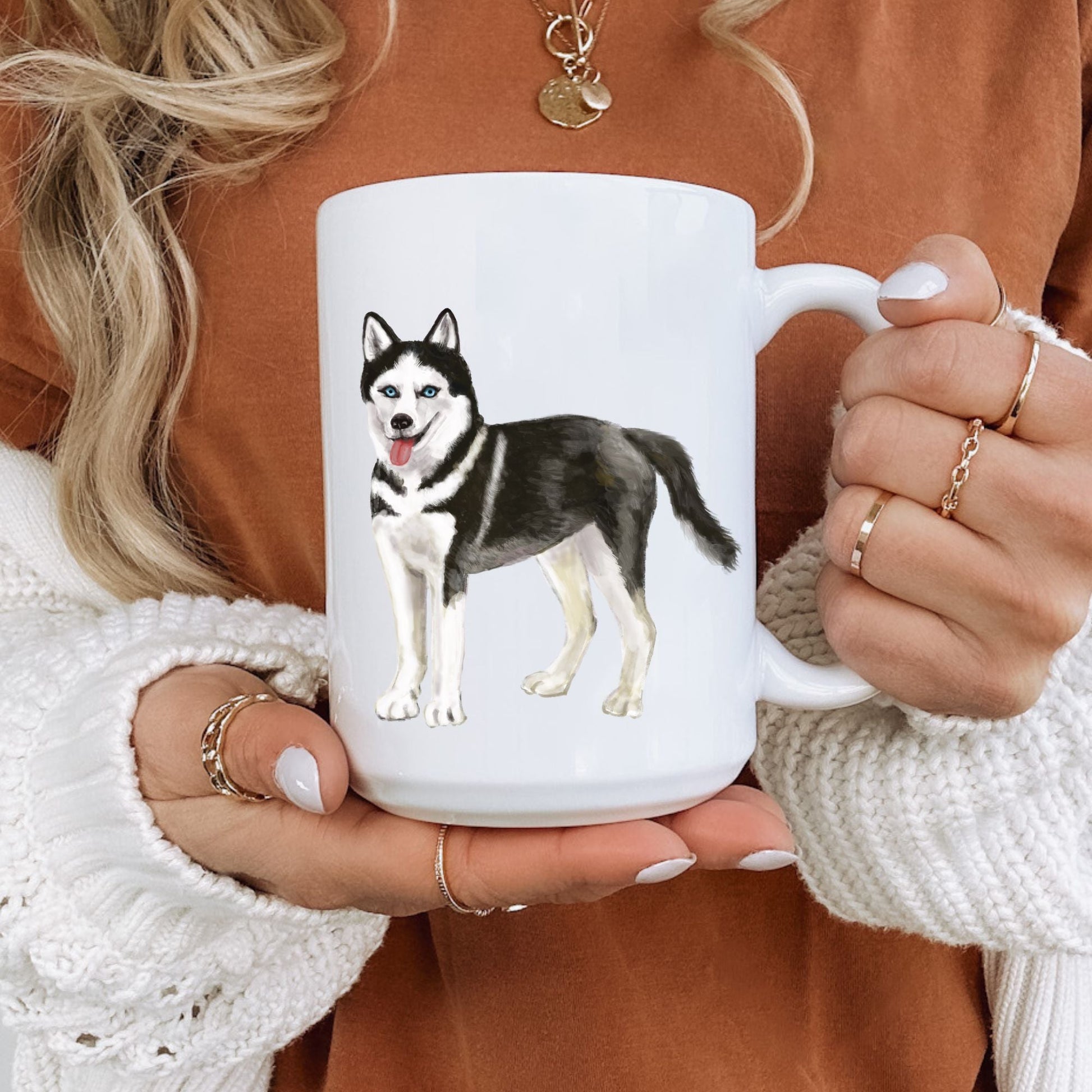 Husky Mug - MerikaArt
