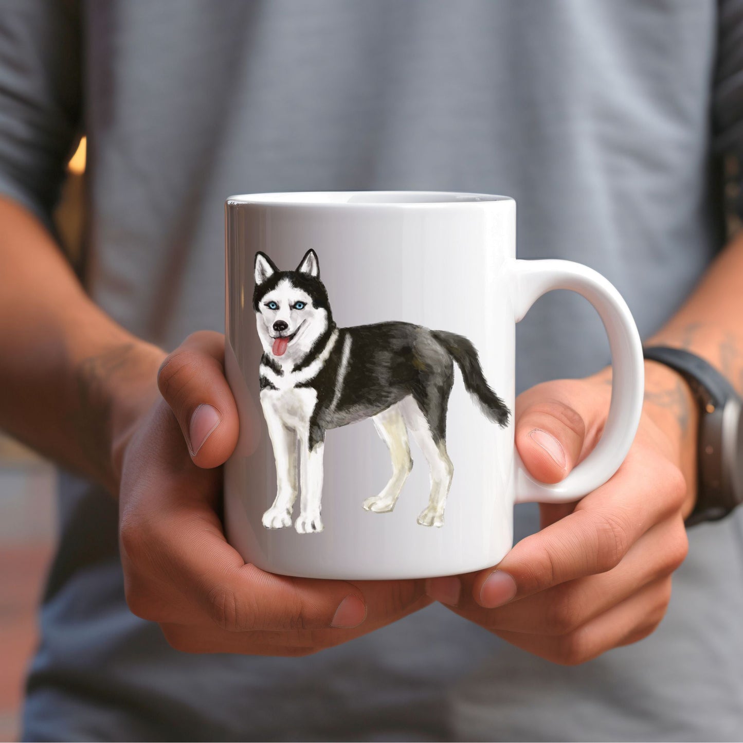 Husky Mug - MerikaArt