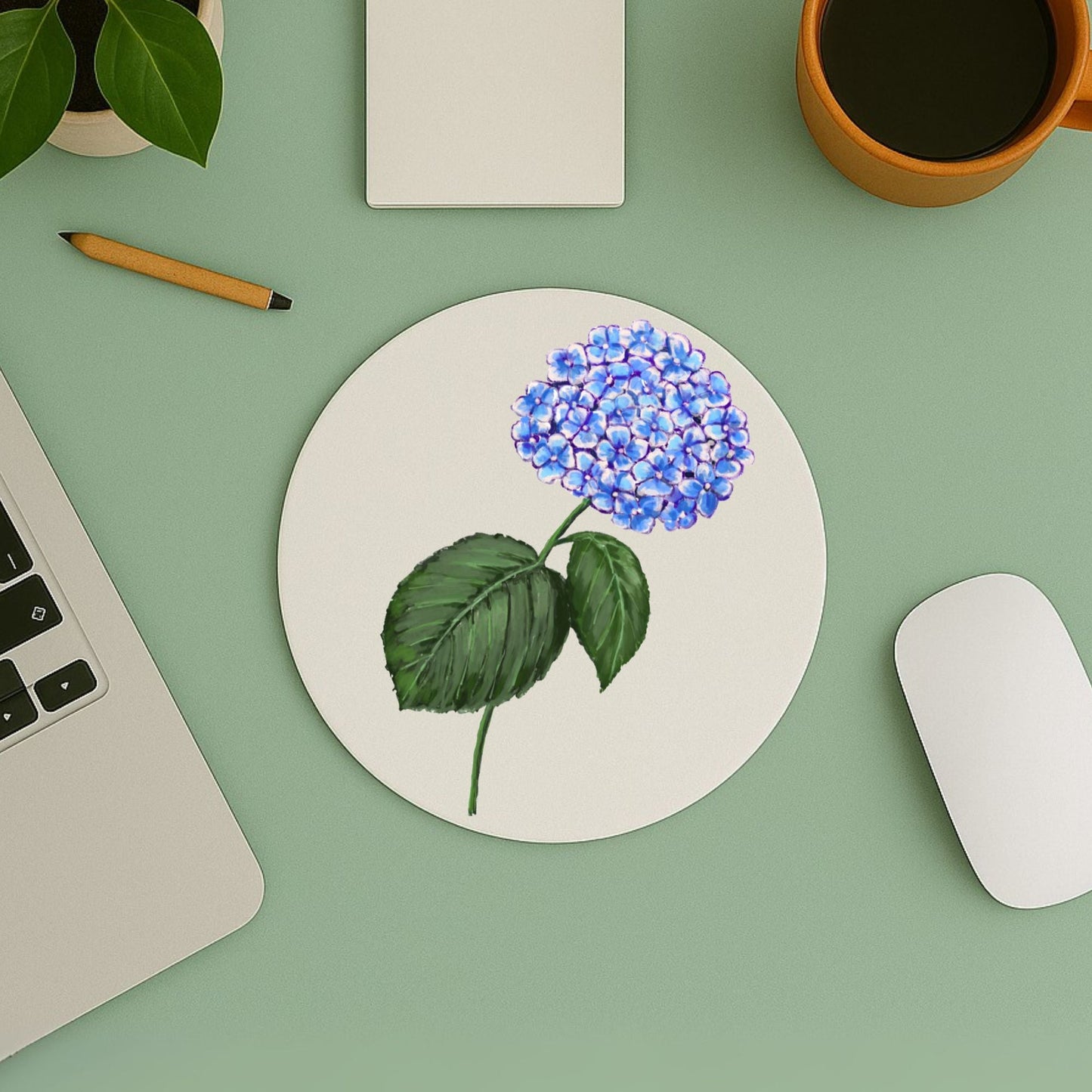 Hydrangea Mousepad - MerikaArt