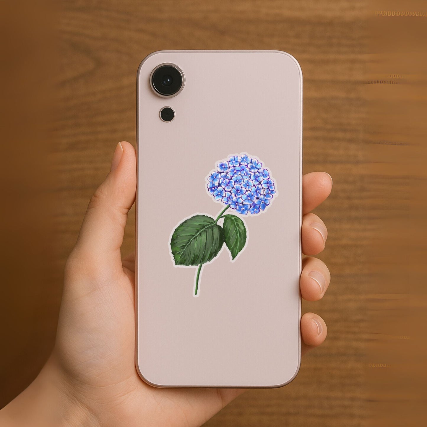 Hydrangea Vinyl Sticker - MerikaArt