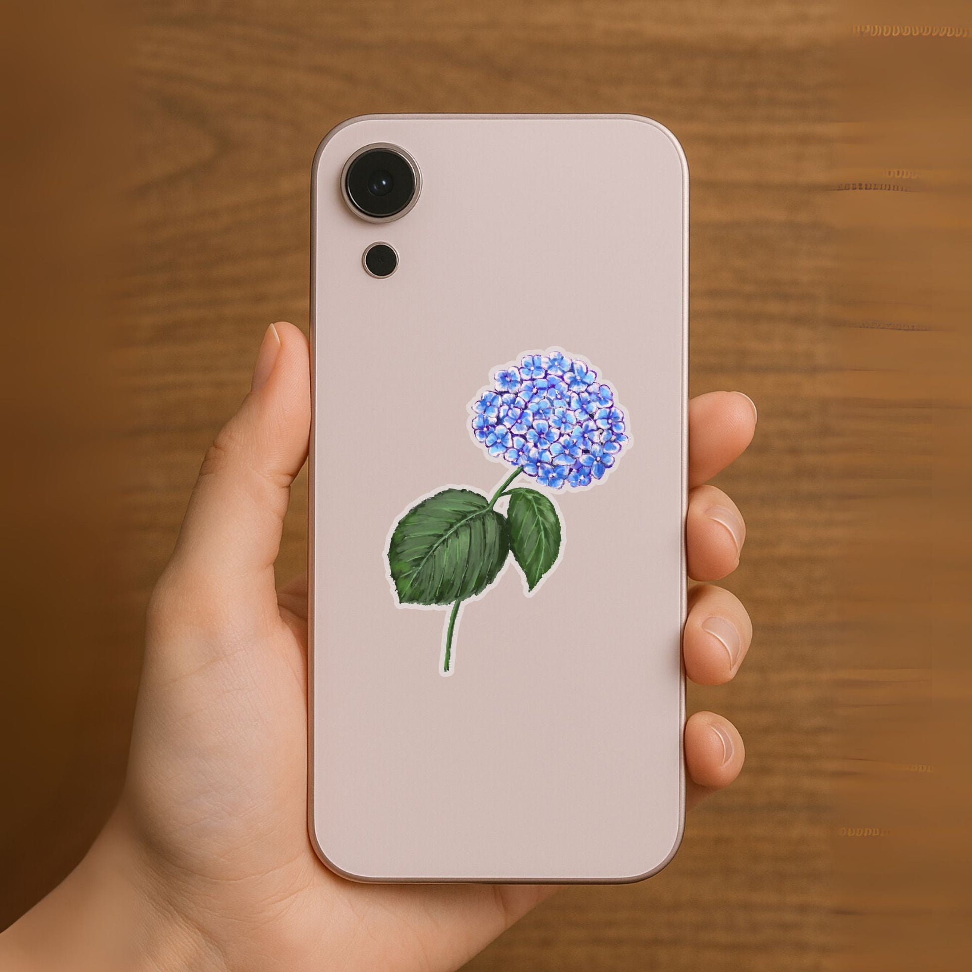 Hydrangea Vinyl Sticker - MerikaArt