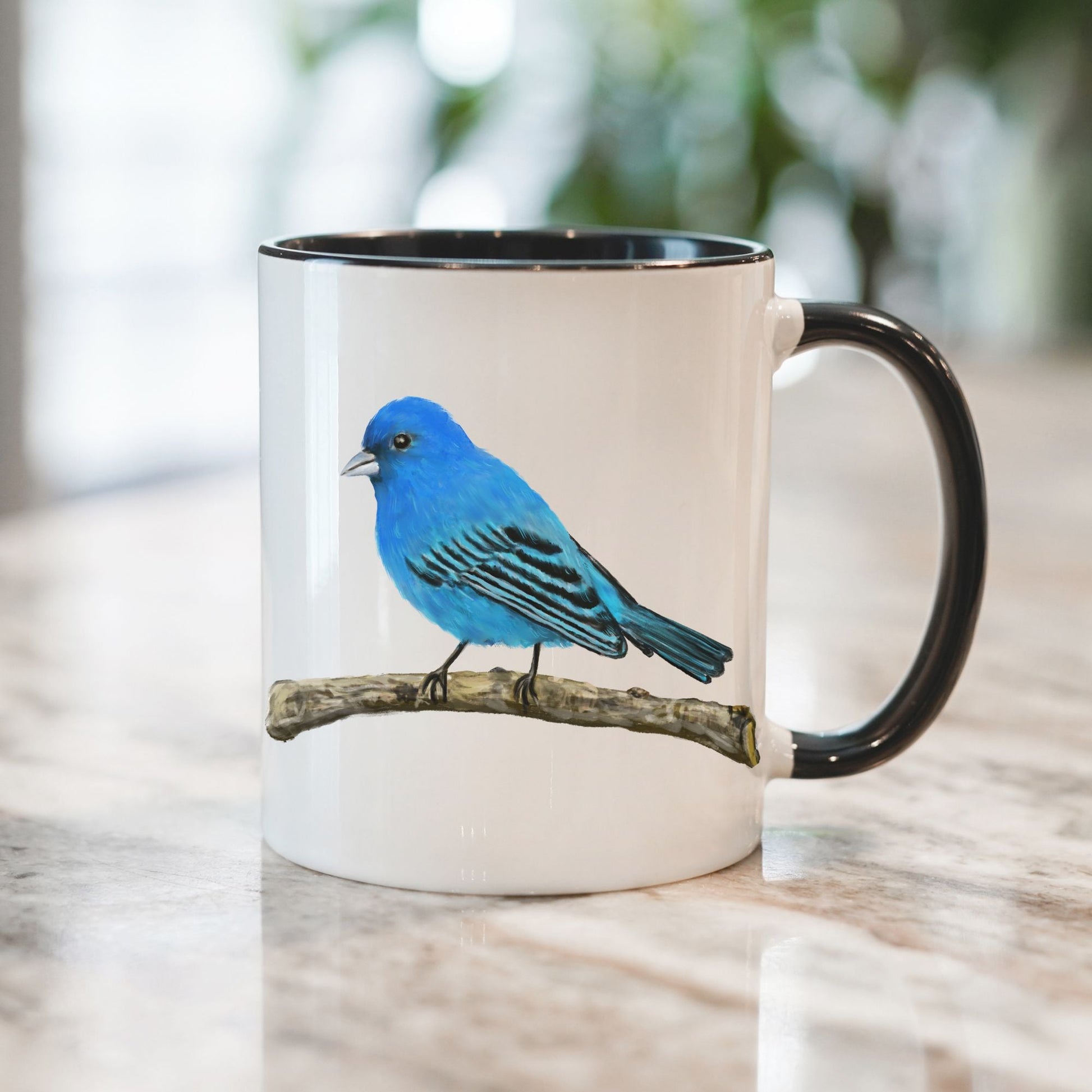 Indigo Bunting Mug - MerikaArt