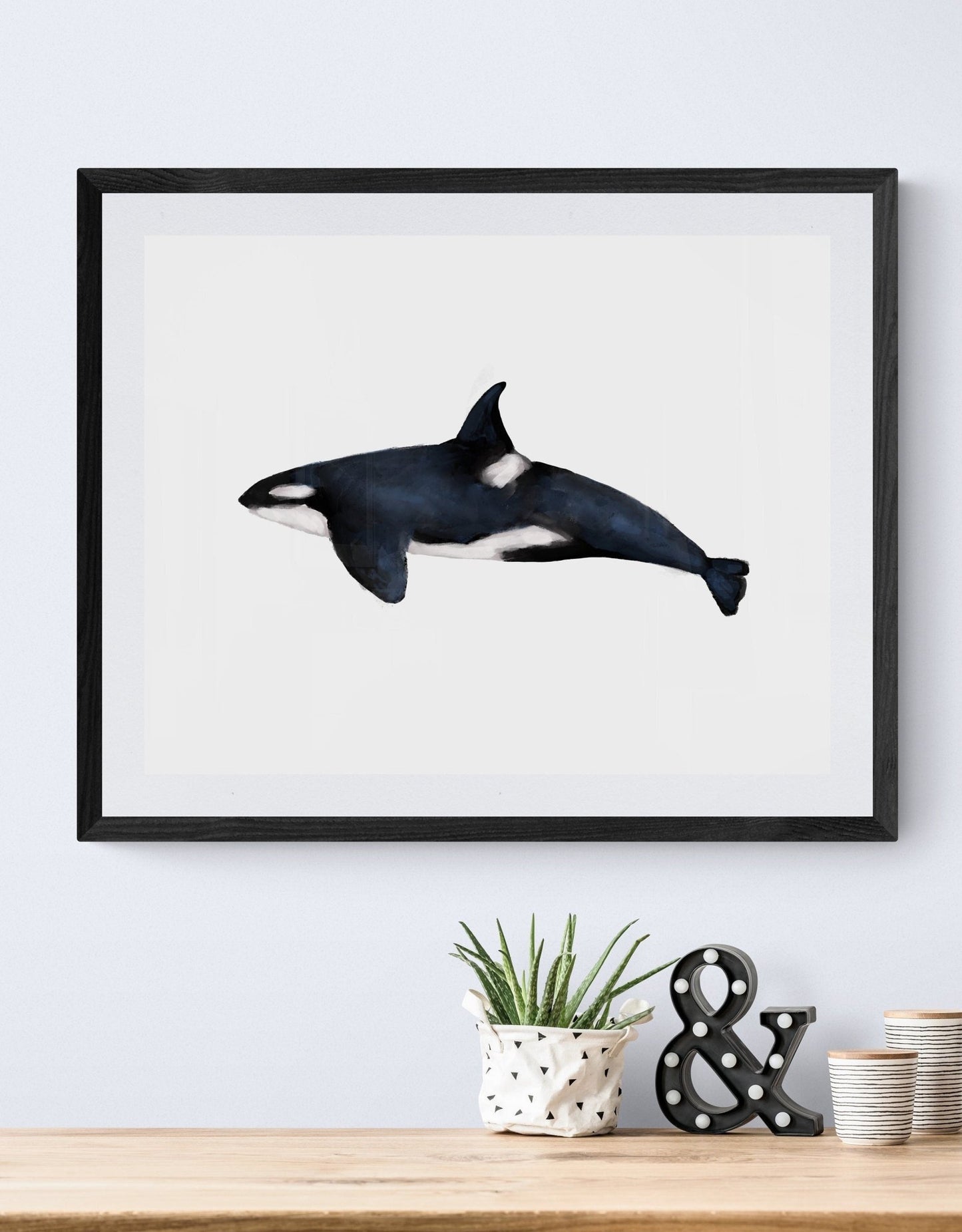 Killer Whale Art Print - MerikaArt