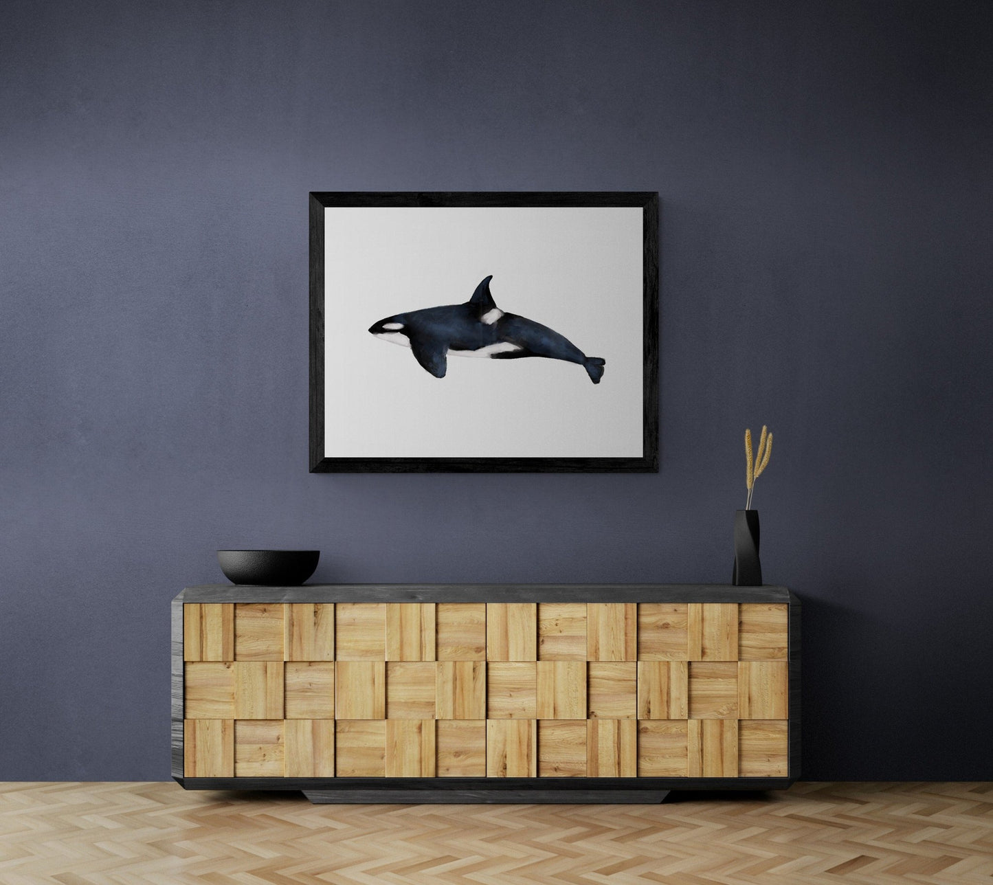 Killer Whale Art Print - MerikaArt