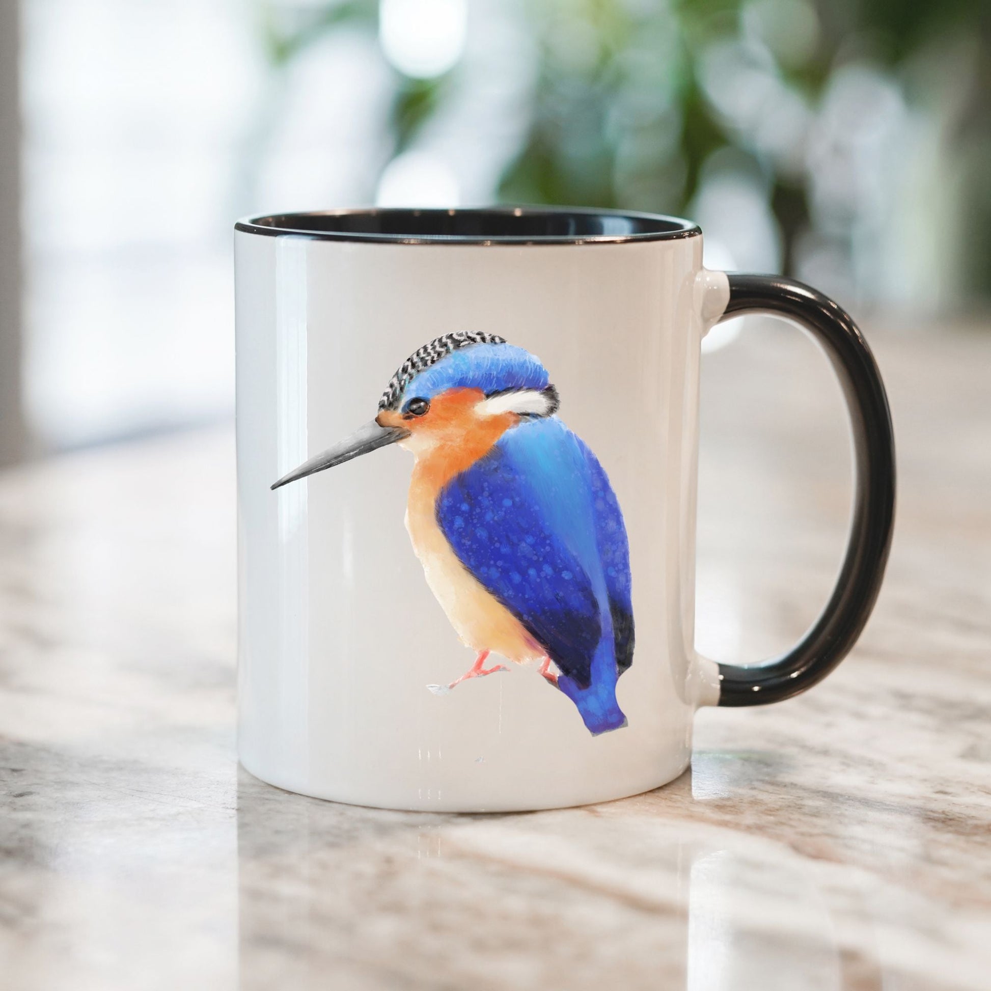 Kingfisher Bird Mug - MerikaArt