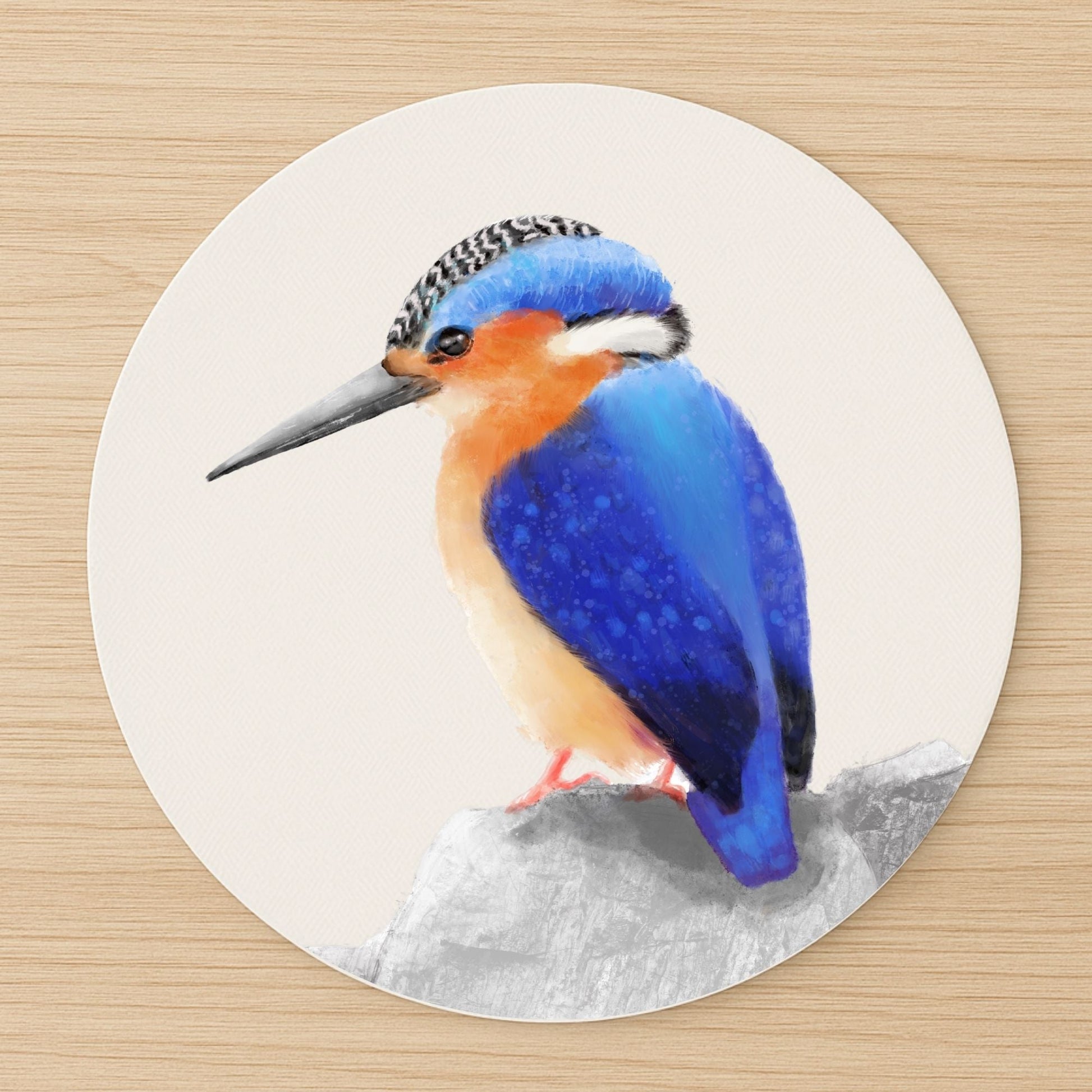 Kingfisher Mousepad - MerikaArt