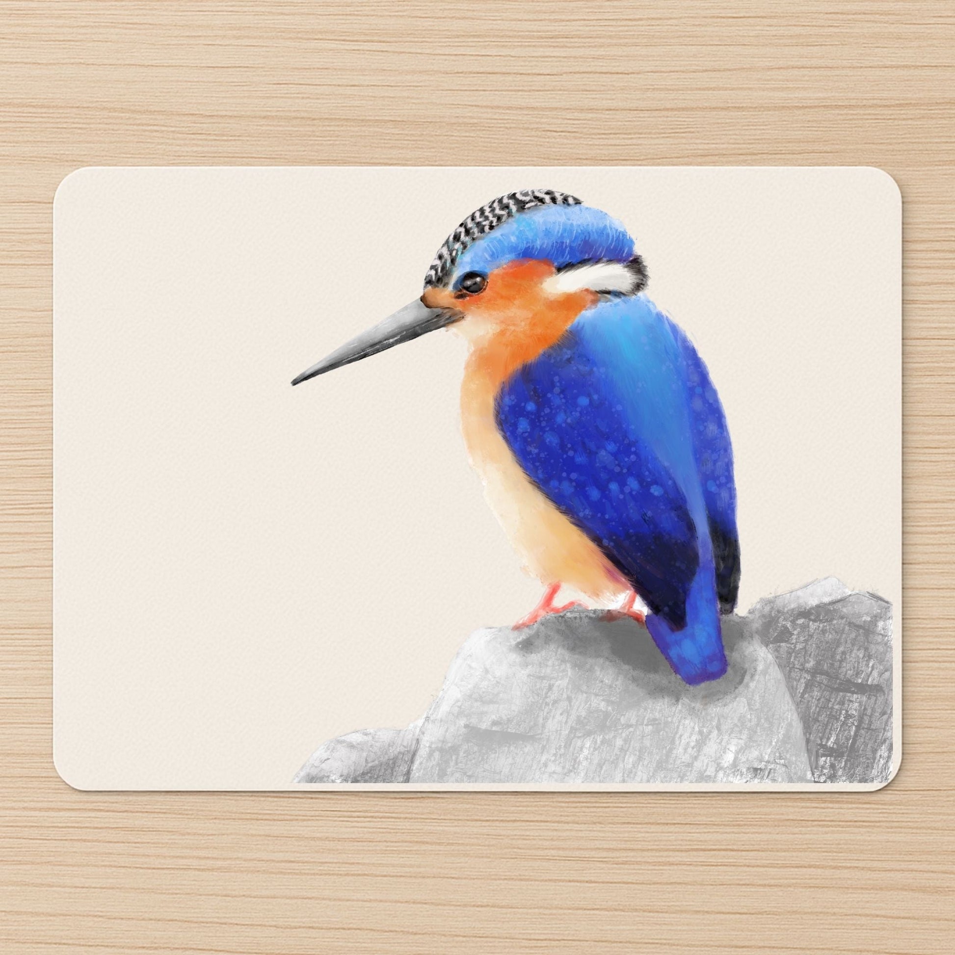 Kingfisher Mousepad - MerikaArt