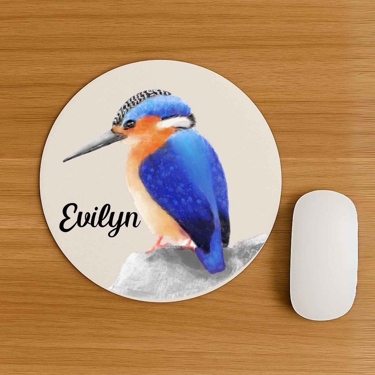 Kingfisher Mousepad - MerikaArt