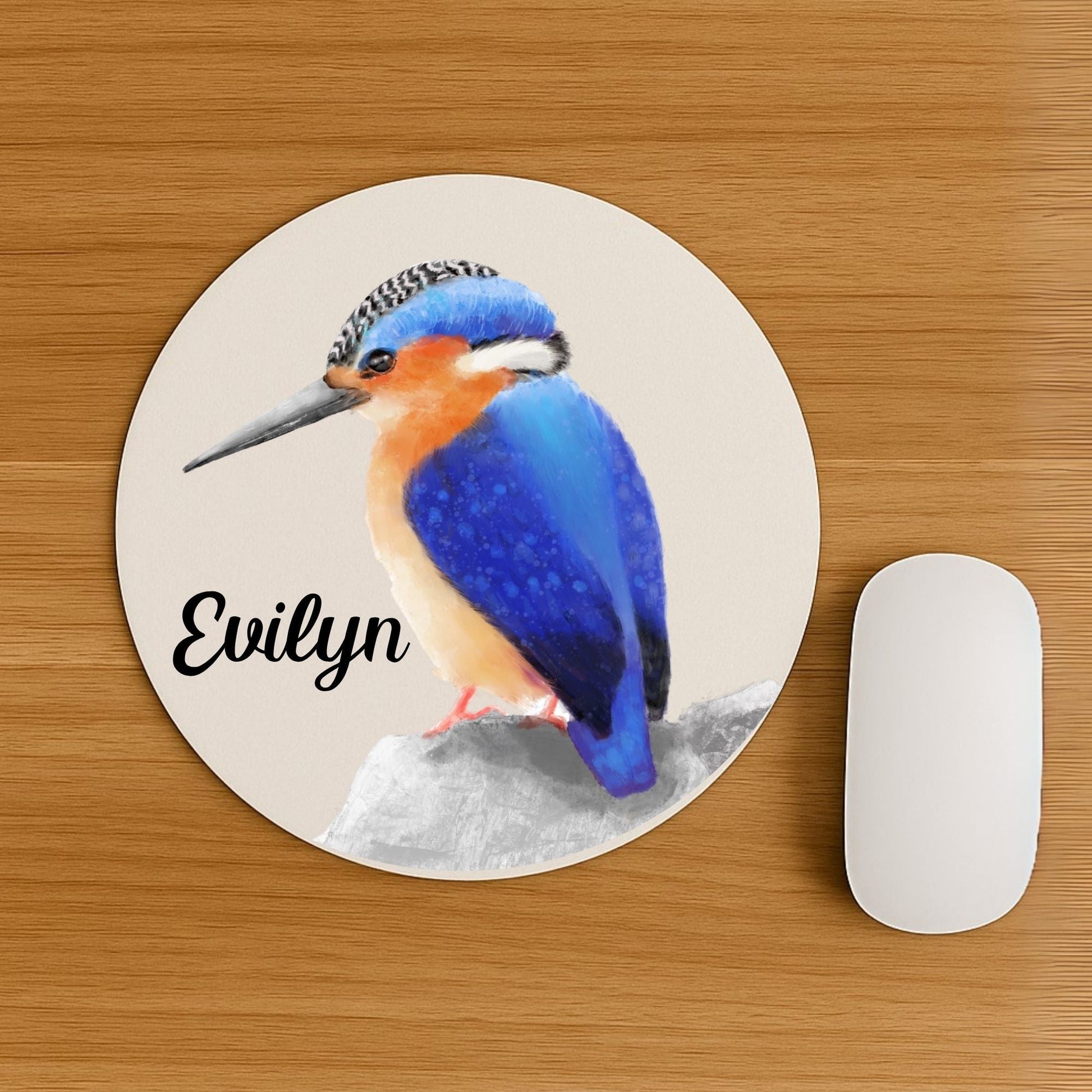 Kingfisher Mousepad - MerikaArt