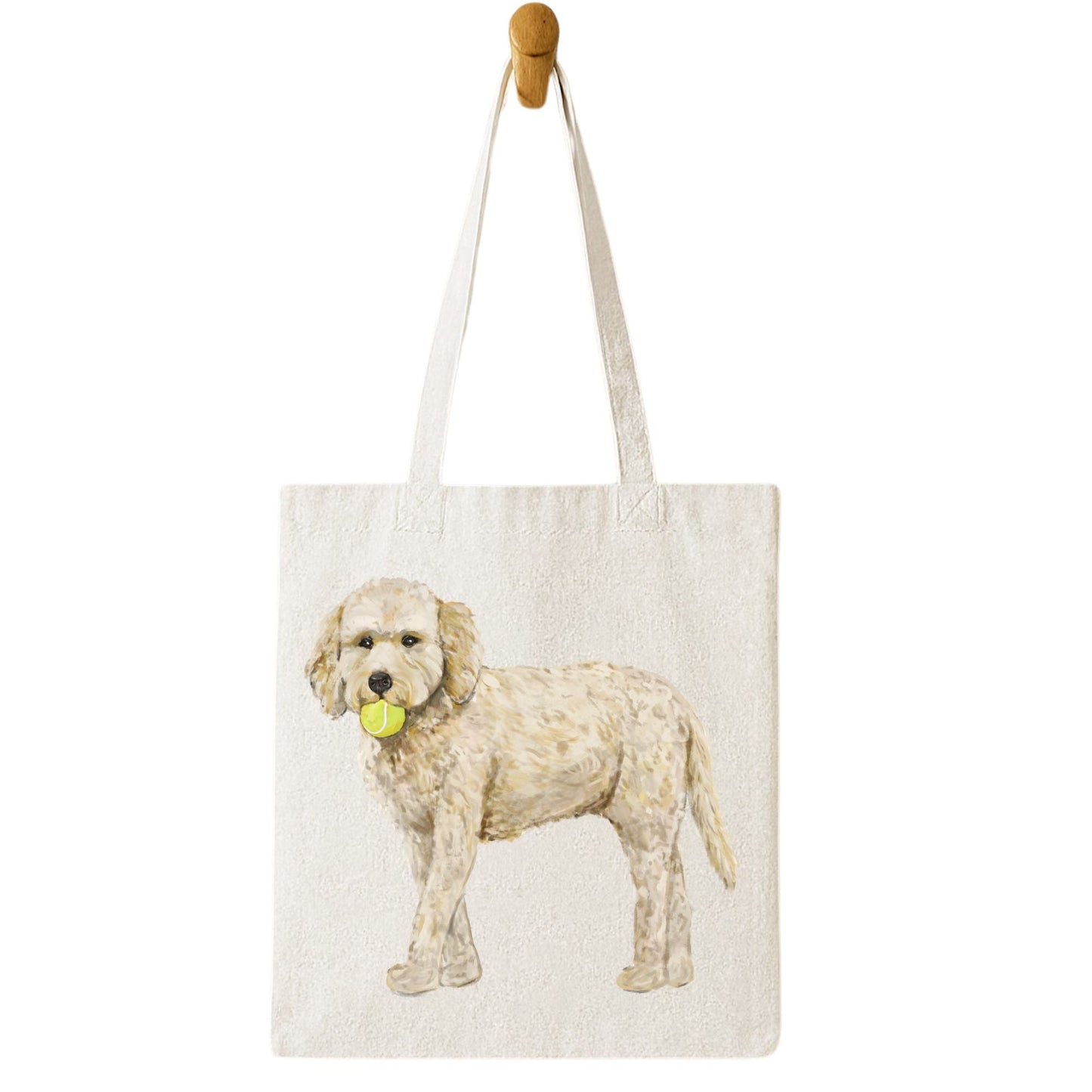 Labradoodle Canvas Tote Bag - MerikaArt