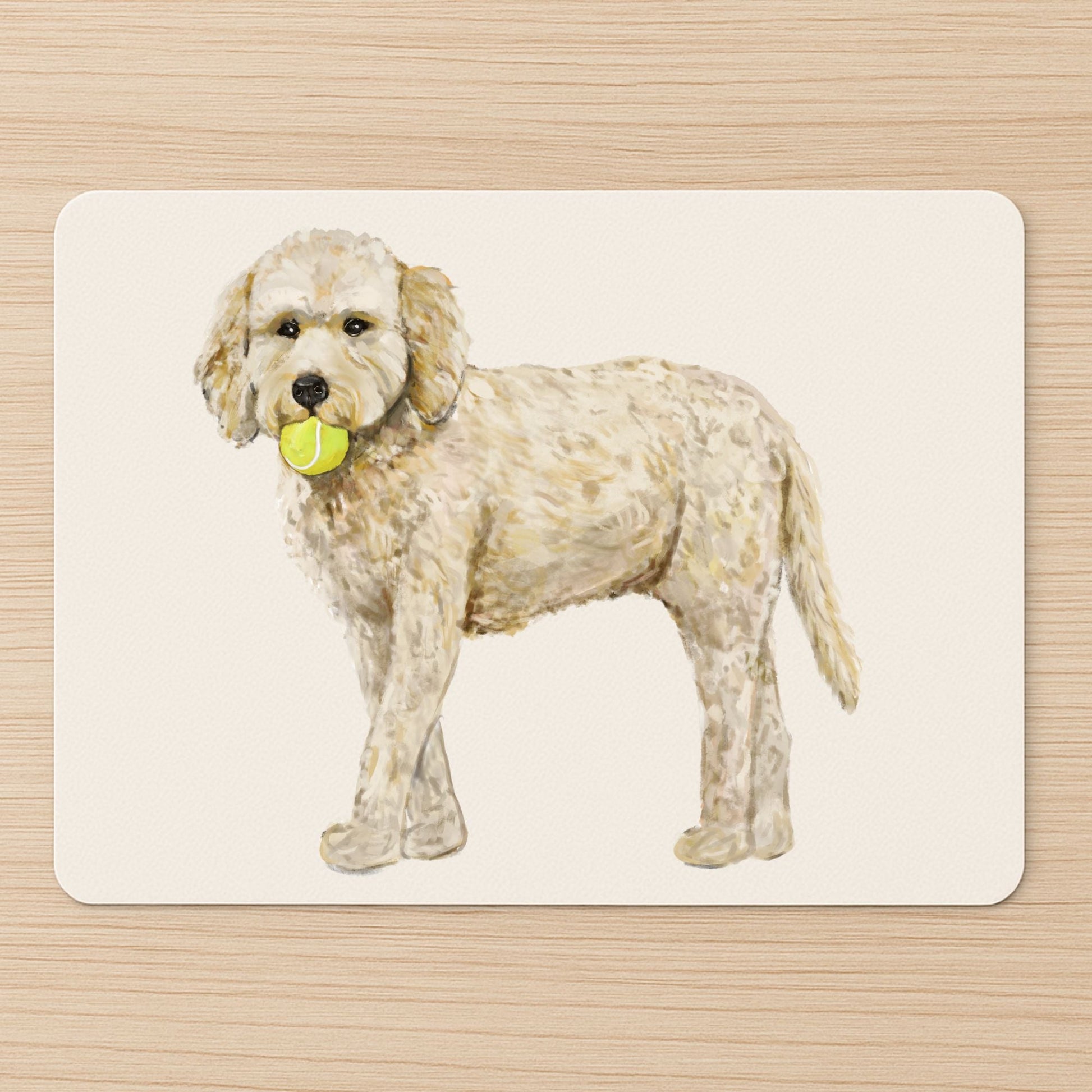 Labradoodle Mousepad - MerikaArt