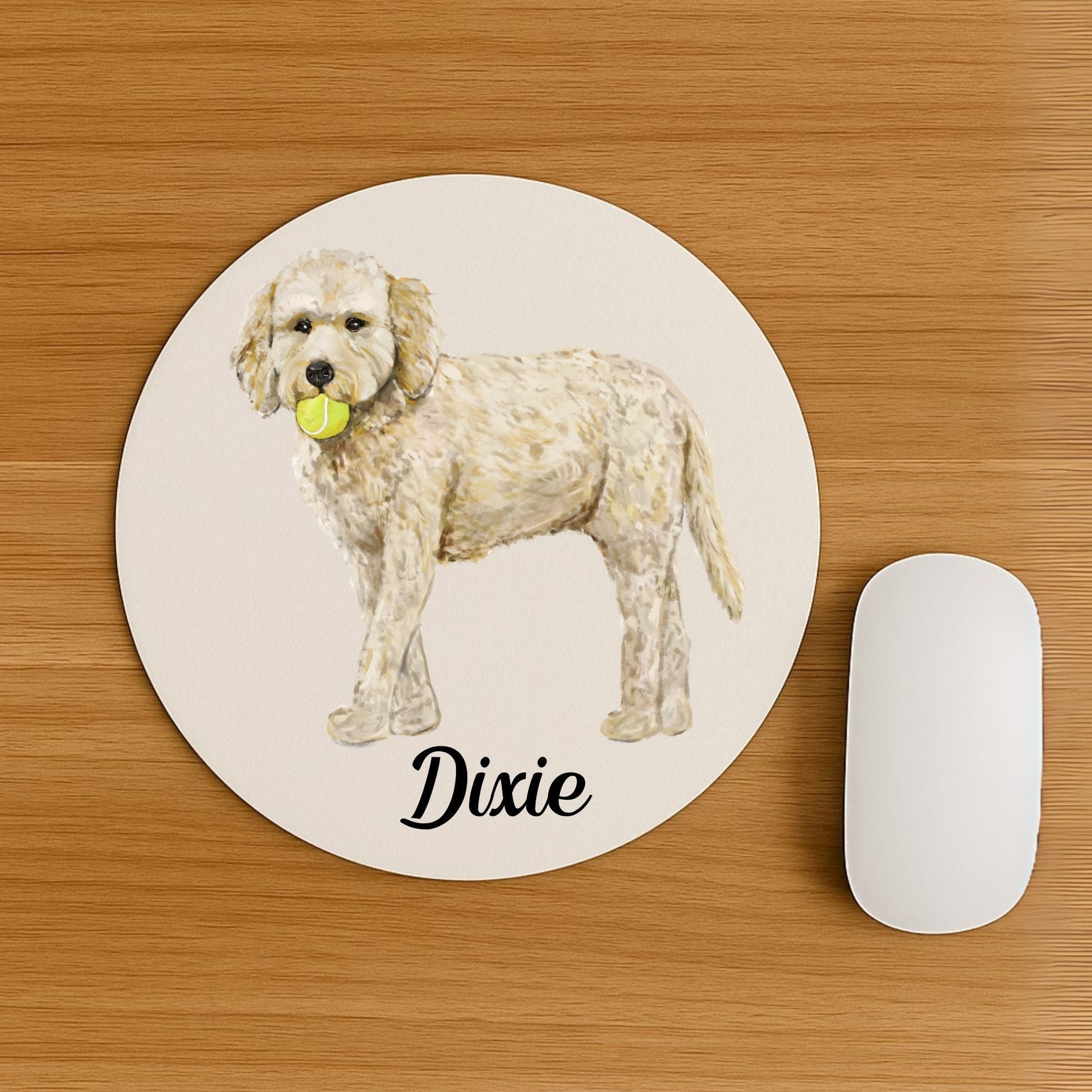 Labradoodle Mousepad - MerikaArt