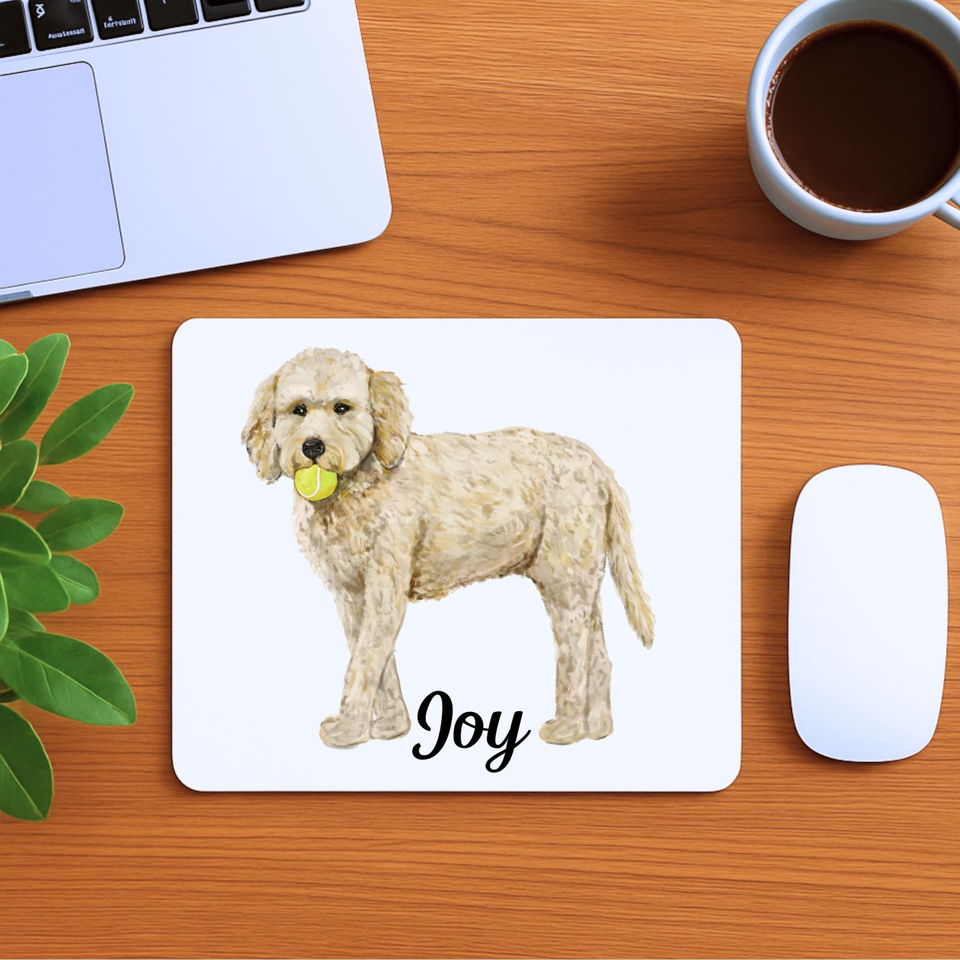 Labradoodle Mousepad - MerikaArt
