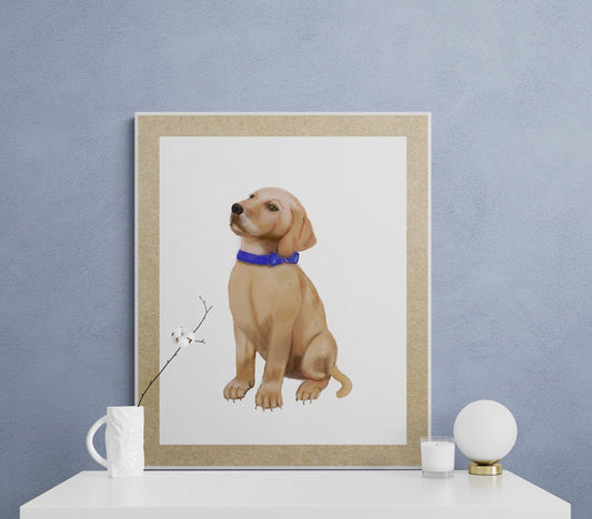 Labrador Print - MerikaArt