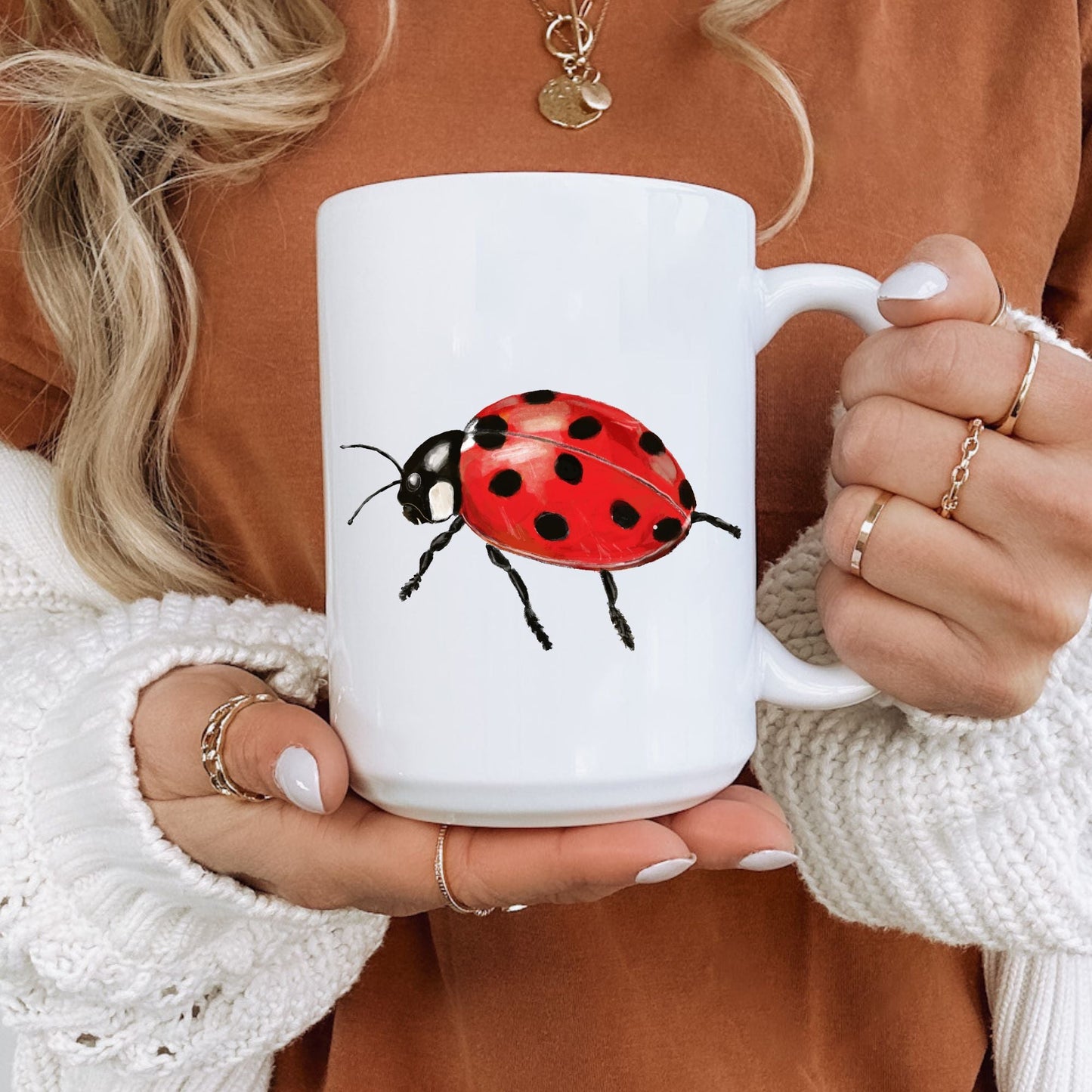 Ladybug Mug - MerikaArt
