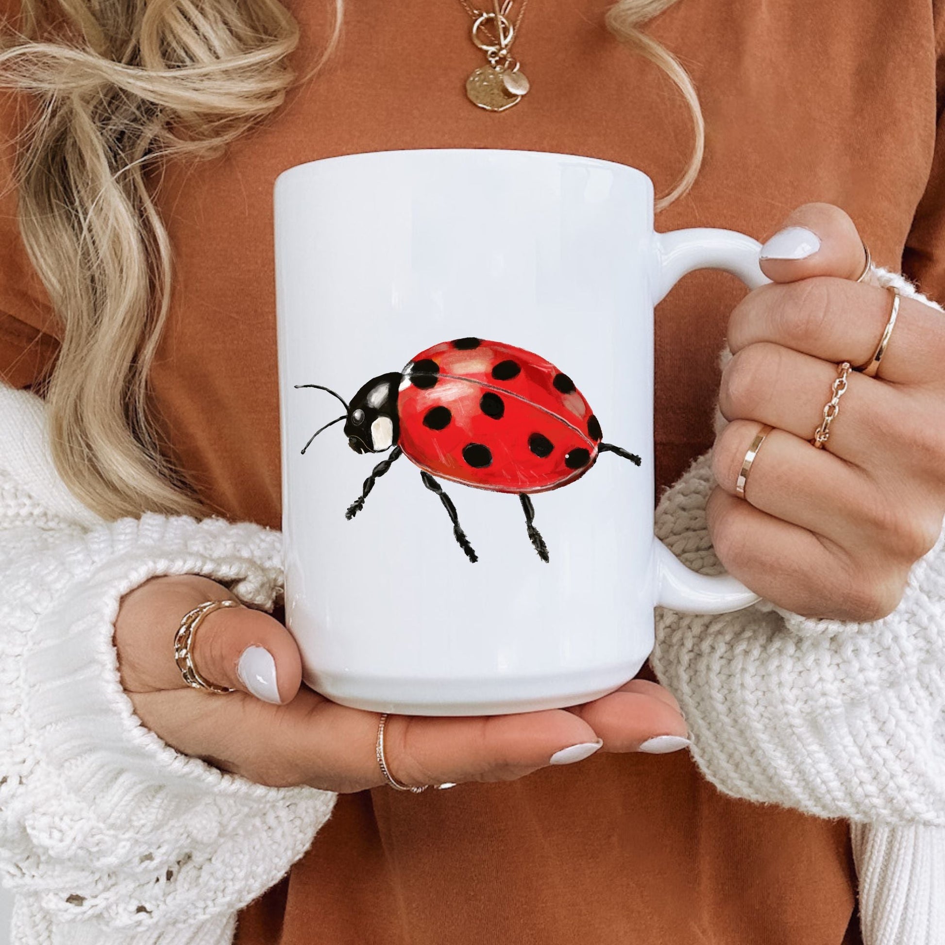 Ladybug Mug - MerikaArt