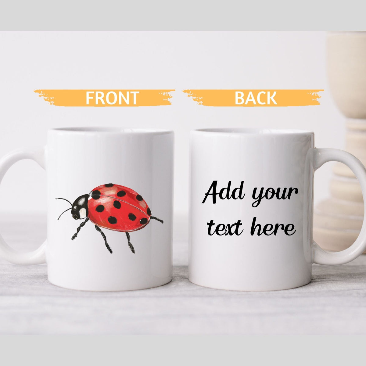 Ladybug Mug - MerikaArt