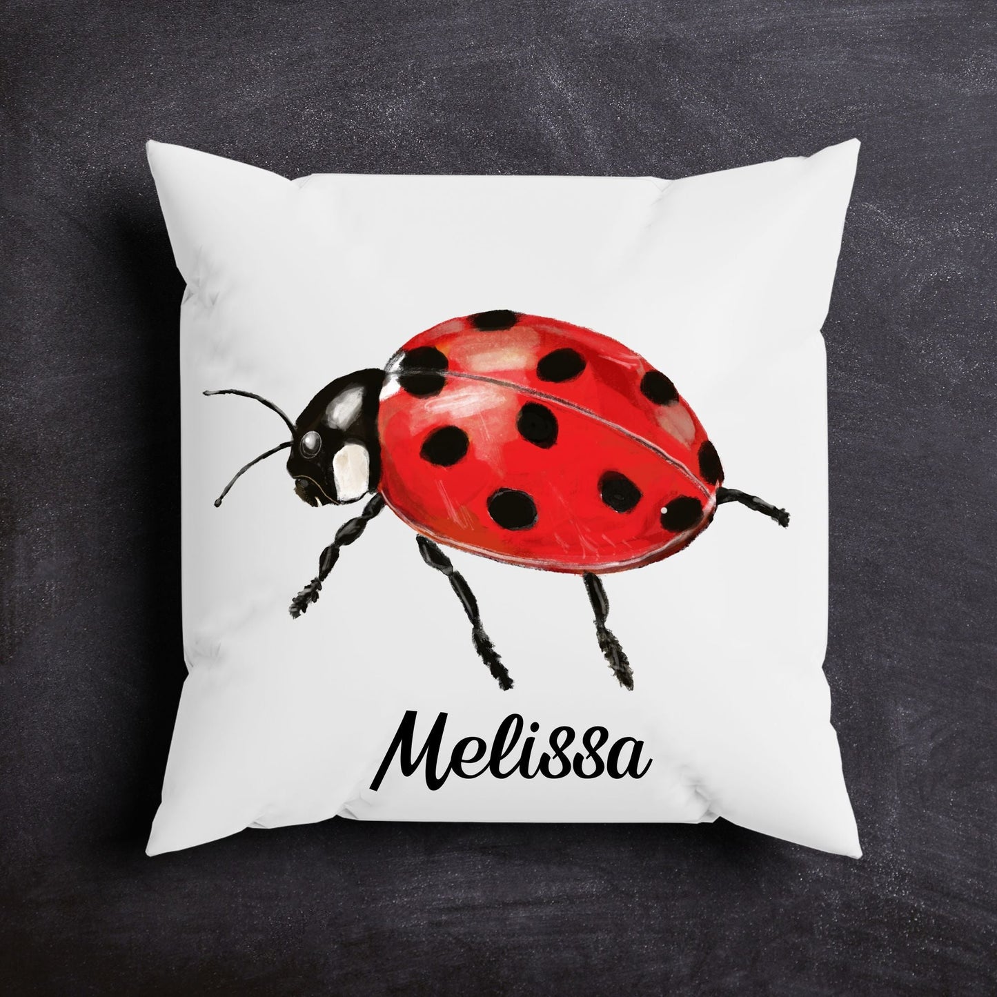 Ladybug Pillow - MerikaArt