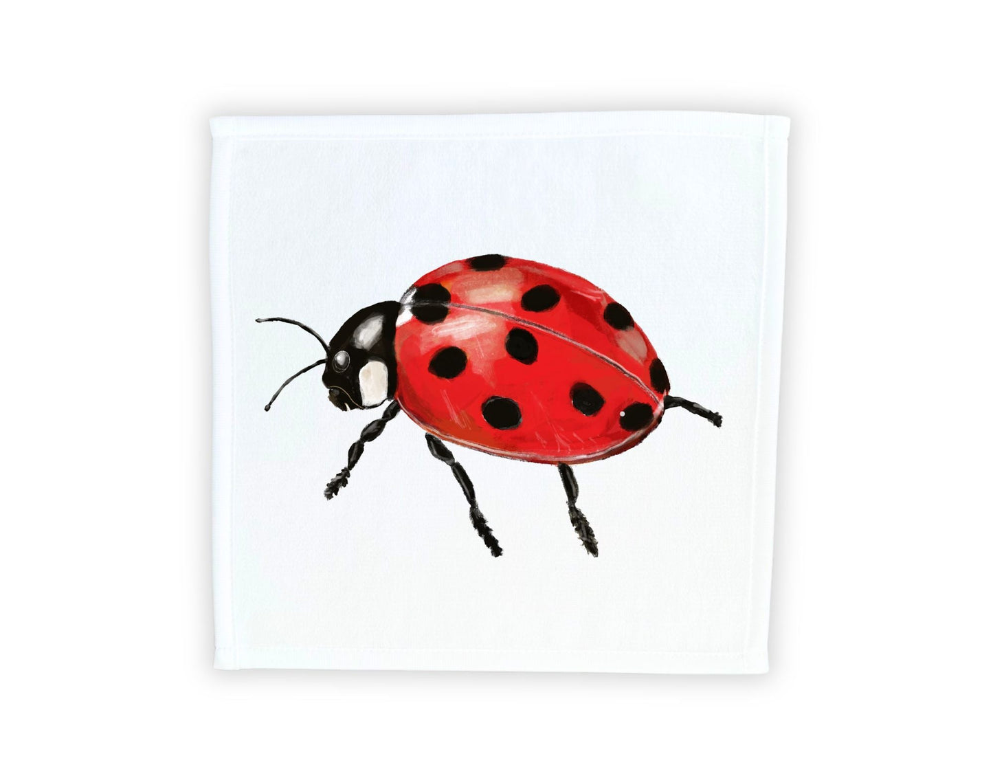 Ladybug Washcloth - MerikaArt