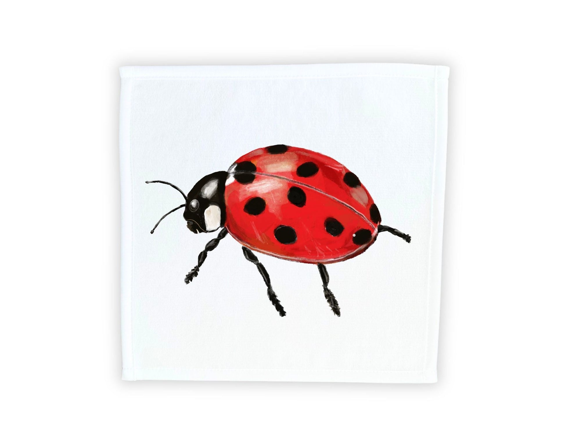 Ladybug Washcloth - MerikaArt