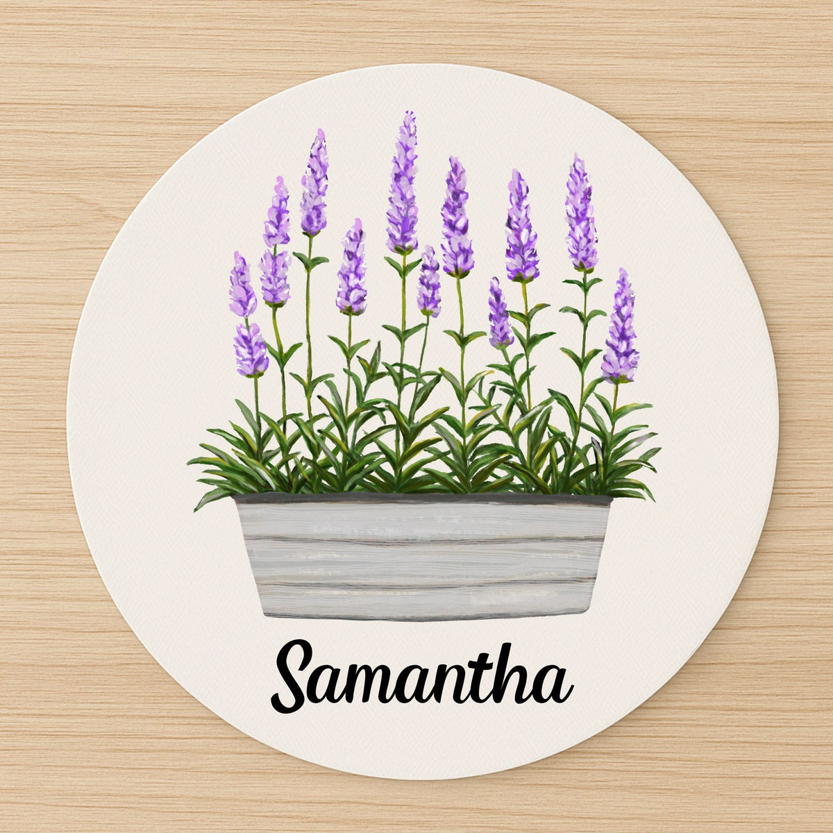 Lavender Planter Mousepad - MerikaArt