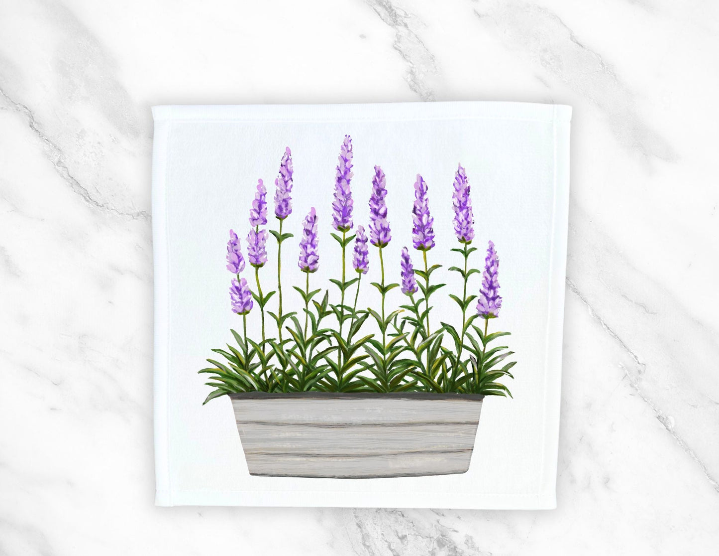 Lavender Washcloth - MerikaArt