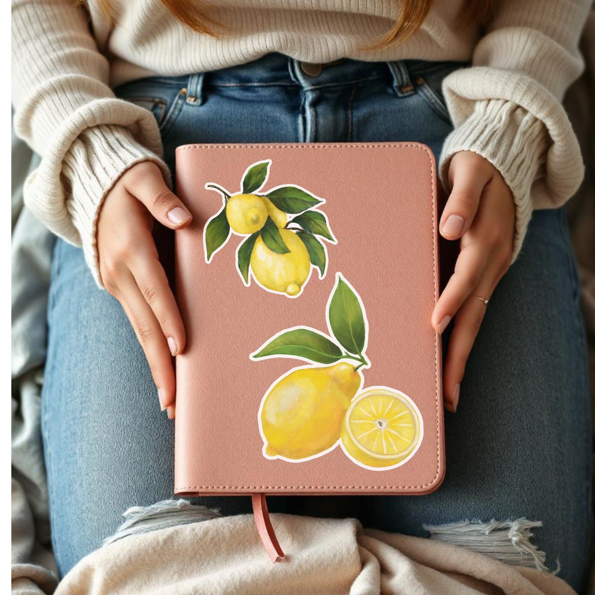 Lemon Fruit Vinyl Sticker - MerikaArt