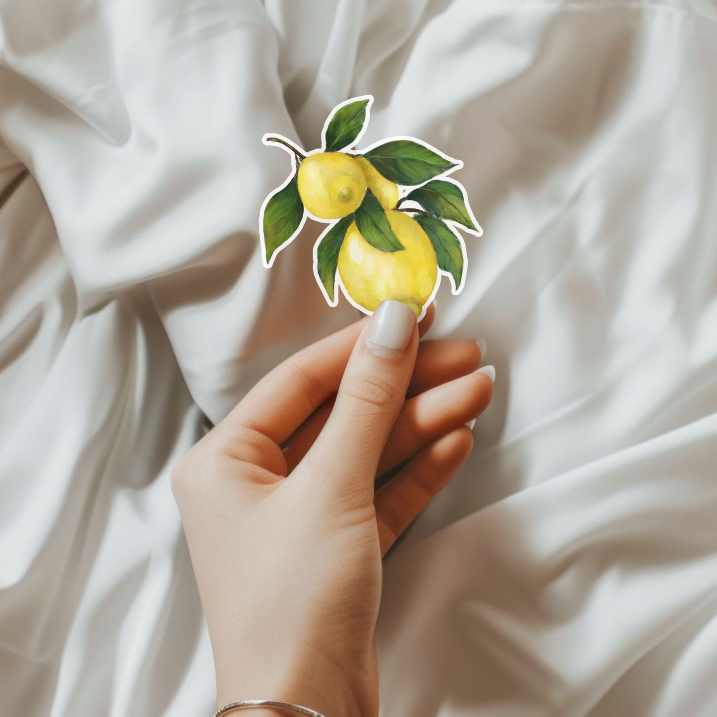 Lemon Pair Vinyl Sticker - MerikaArt