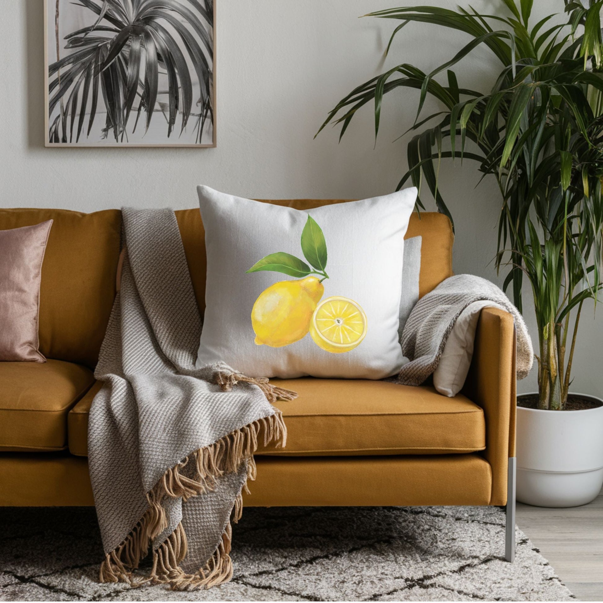 Lemon Pillow - MerikaArt