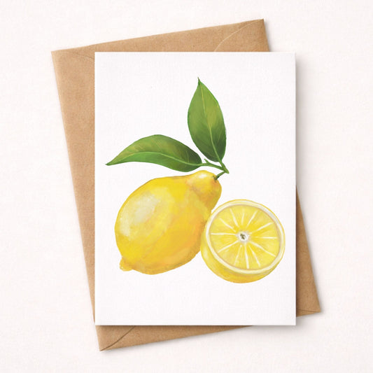 Lemon Postcard - MerikaArt
