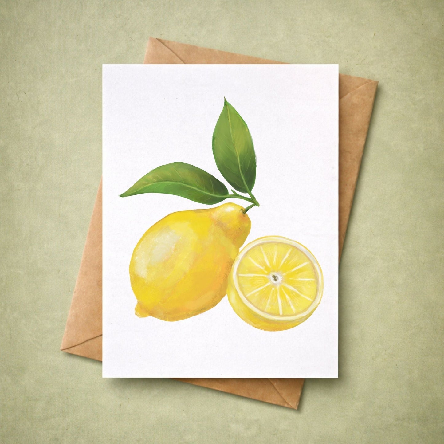 Lemon Postcard - MerikaArt